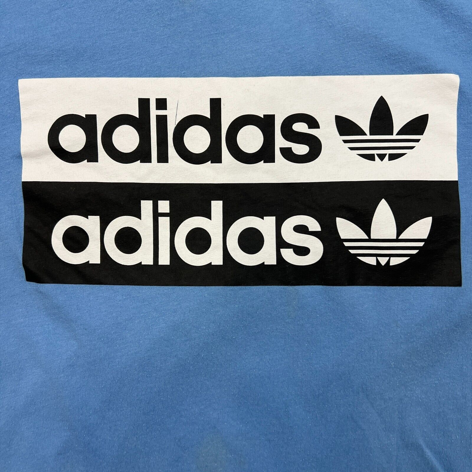 Adidas × Vintage Adidas T Shirt Medium Trefoil Spell Out Short Sleeve Tee Size US M / EU 48-50 / 2 - 2 Thumbnail