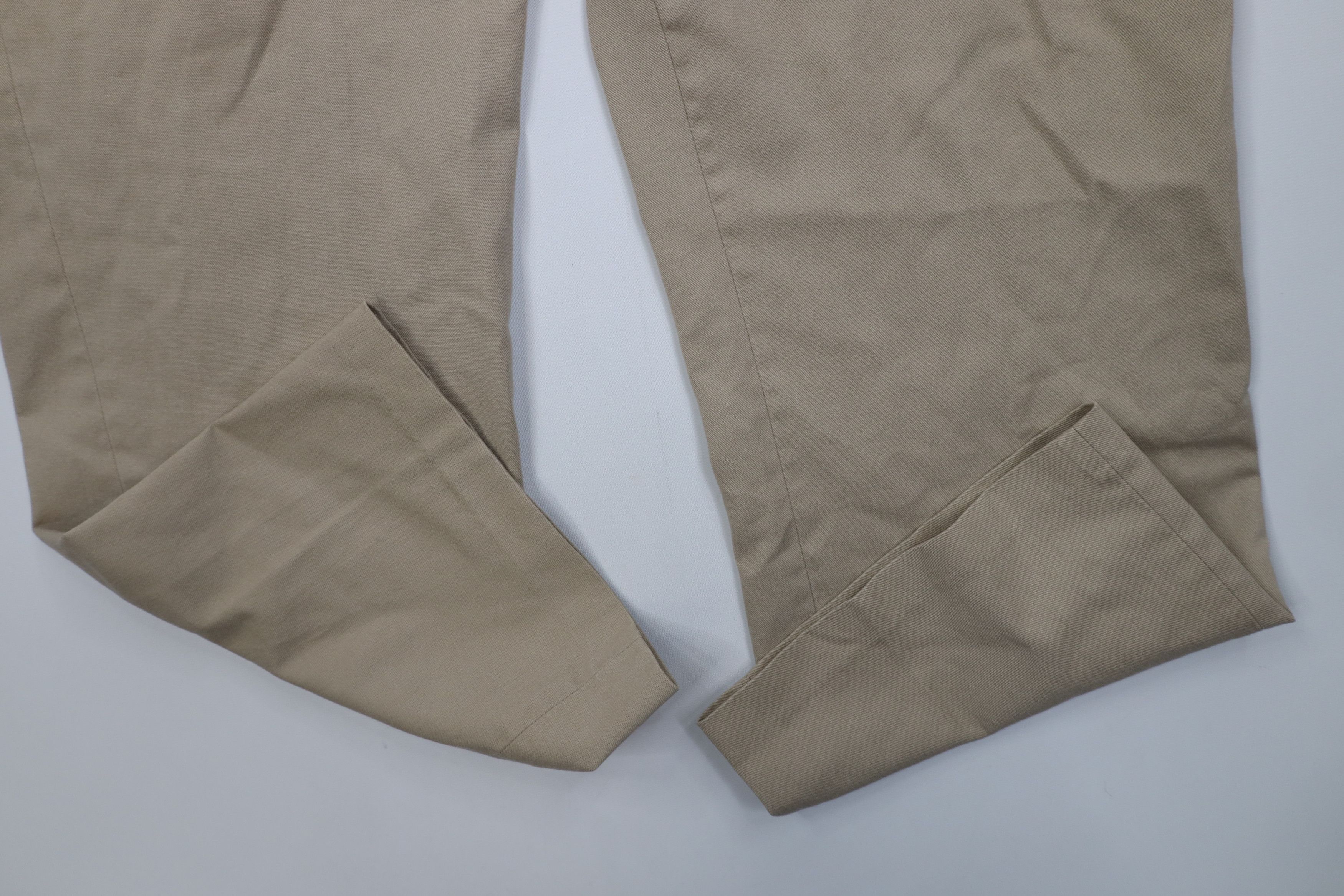 Vintage Vintage 70s Streetwear Wide Leg Chino Pants Trousers Beige Size US 36 / EU 52 - 5 Thumbnail