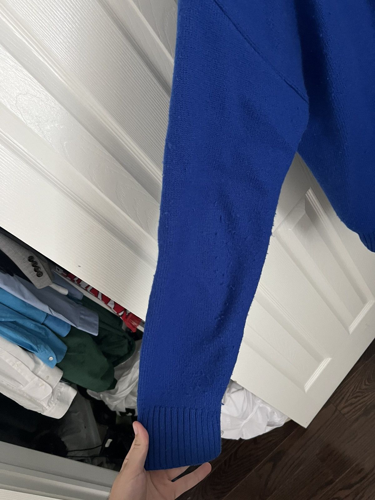 AMI Ami royal blue turtleneck sweater Size US L / EU 52-54 / 3 - 3 Thumbnail