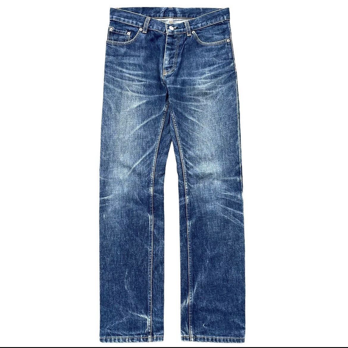 image of Helmut Lang Classic Raw Cut 1999 in Blue, Men's (Size 30)