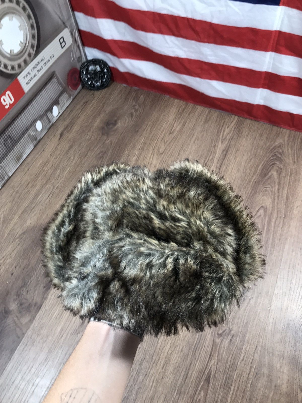 Japanese Brand × Vintage Vintage Fuzzy Mohair Hat Drill Size ONE SIZE - 6 Thumbnail