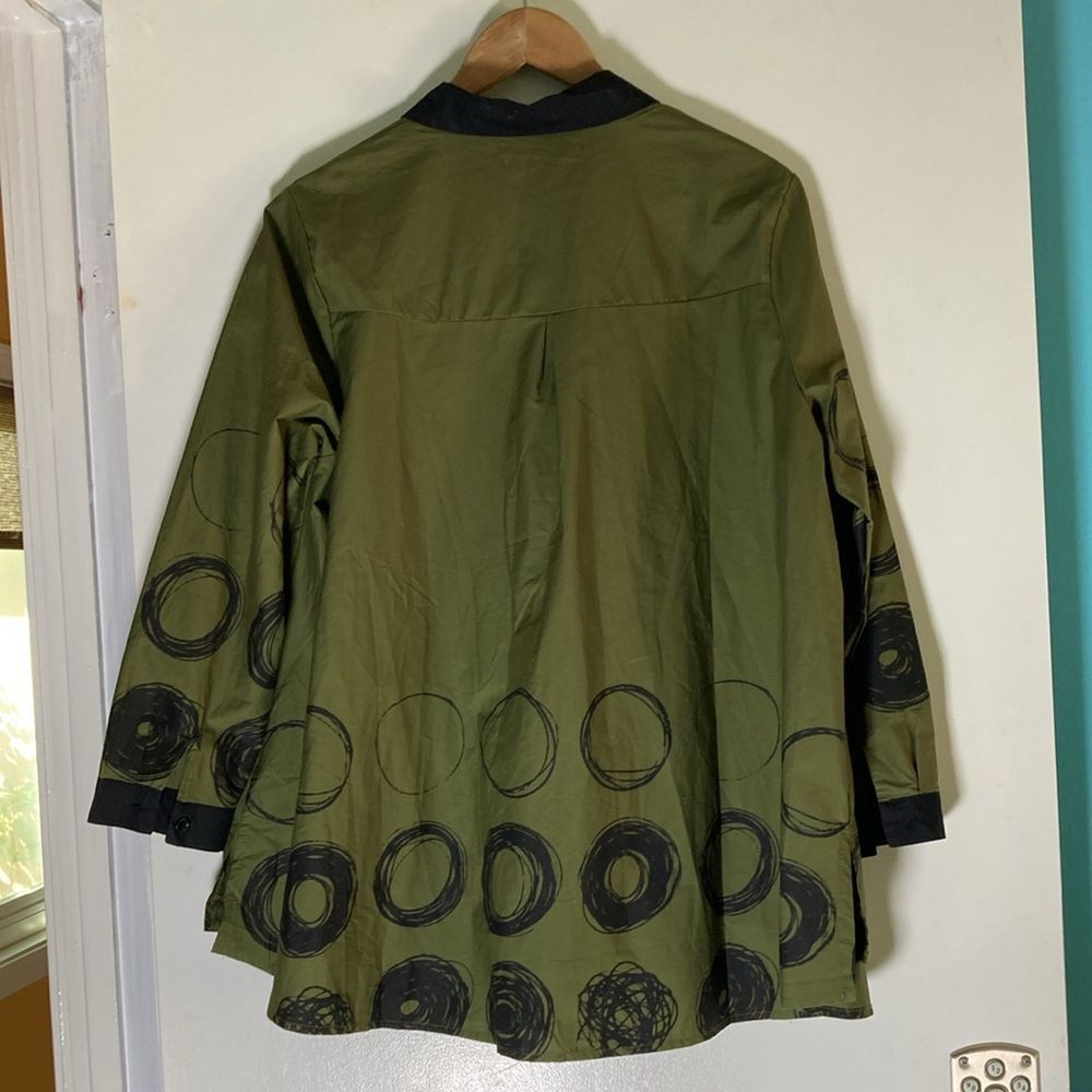 Rundholz Simply Vanite Couture Womens OS A-Line Oversized Button Up S Size ONE SIZE - 6 Thumbnail
