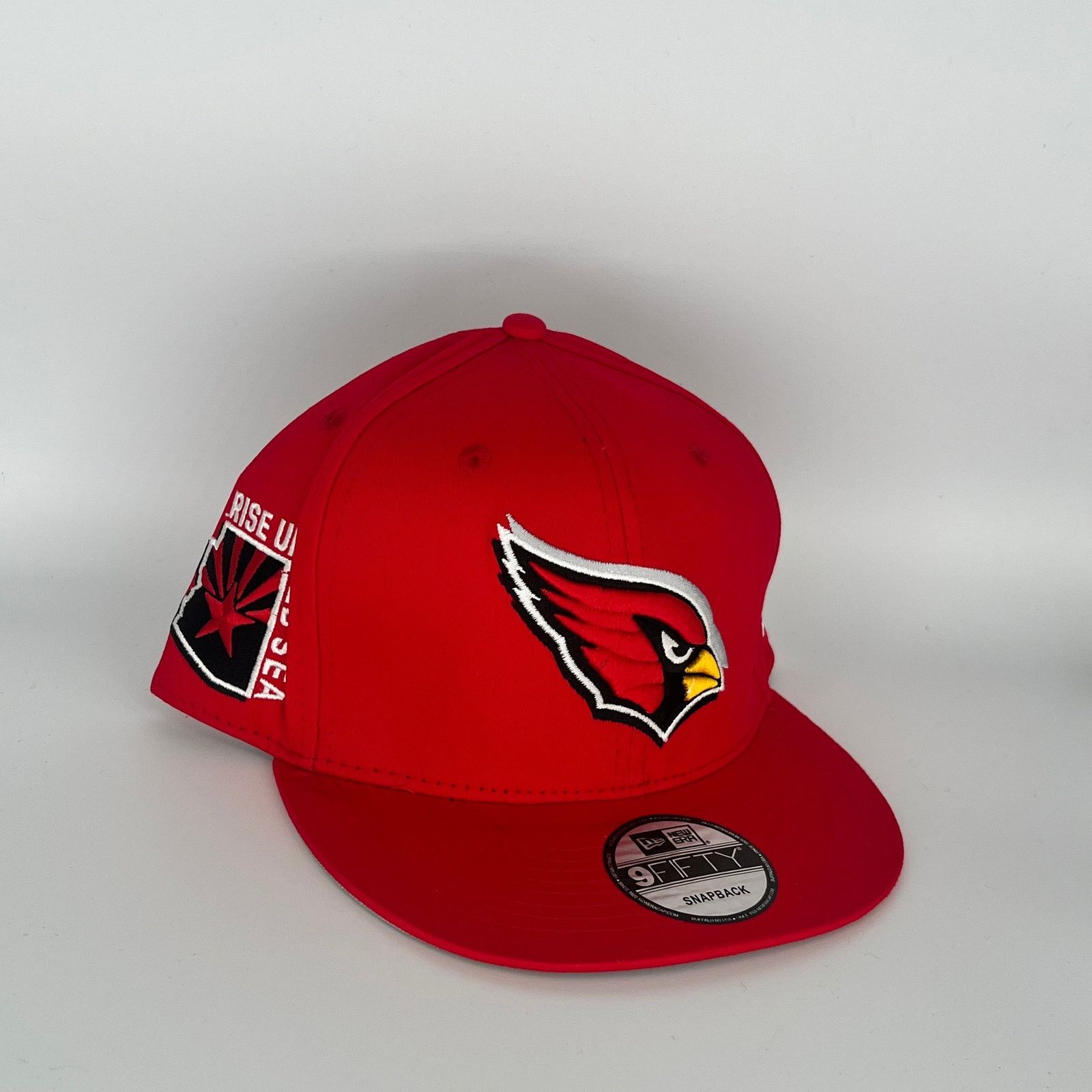 New Era Red Arizona Cardinals Rise Up Red Sea Side Patch New Era MLB Size ONE SIZE - 1 Thumbnail