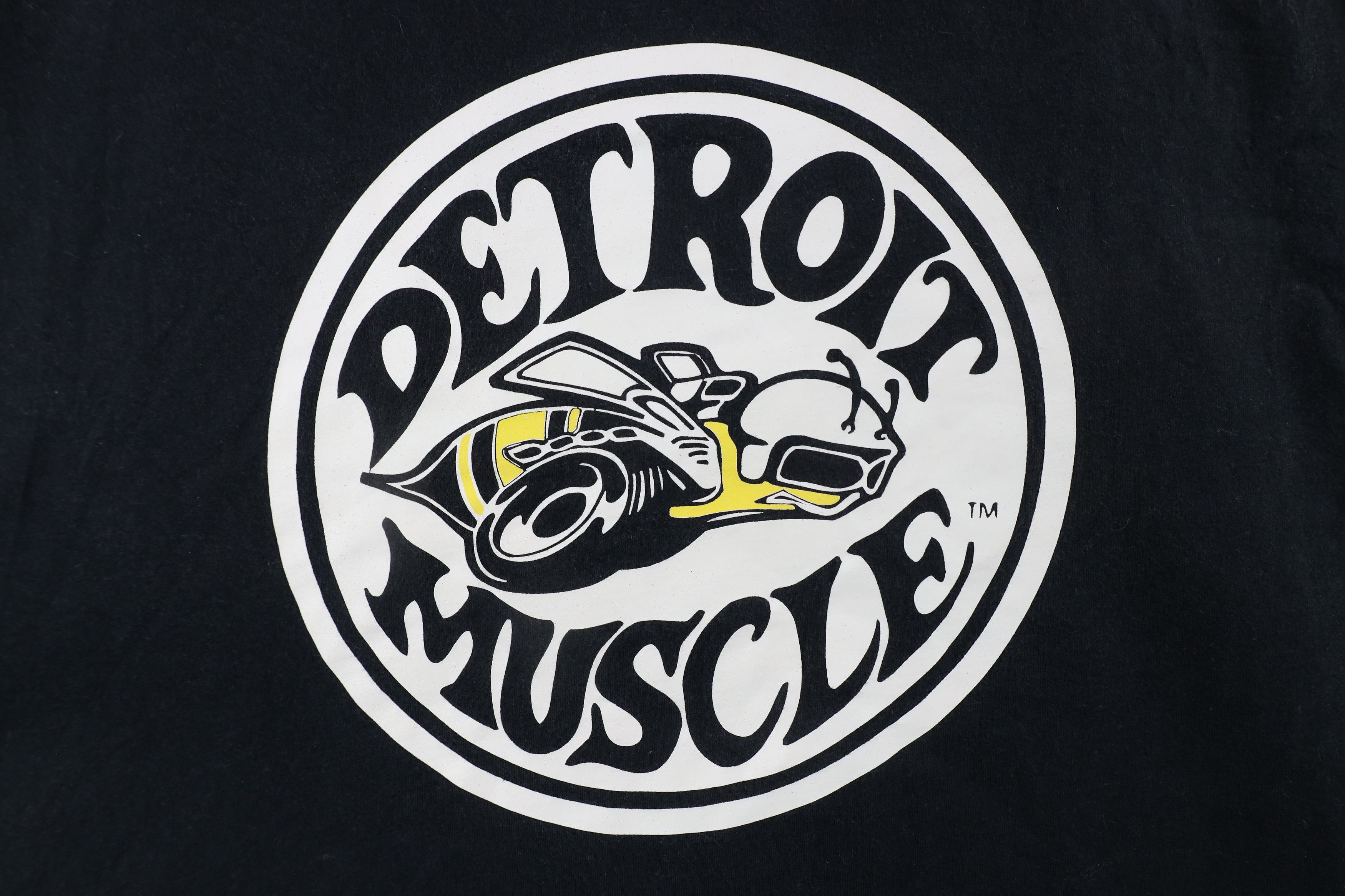 Vintage Vintage Streetwear Spell Out Detroit Muscle Car T-Shirt Size US XXL / EU 58 / 5 - 4 Thumbnail