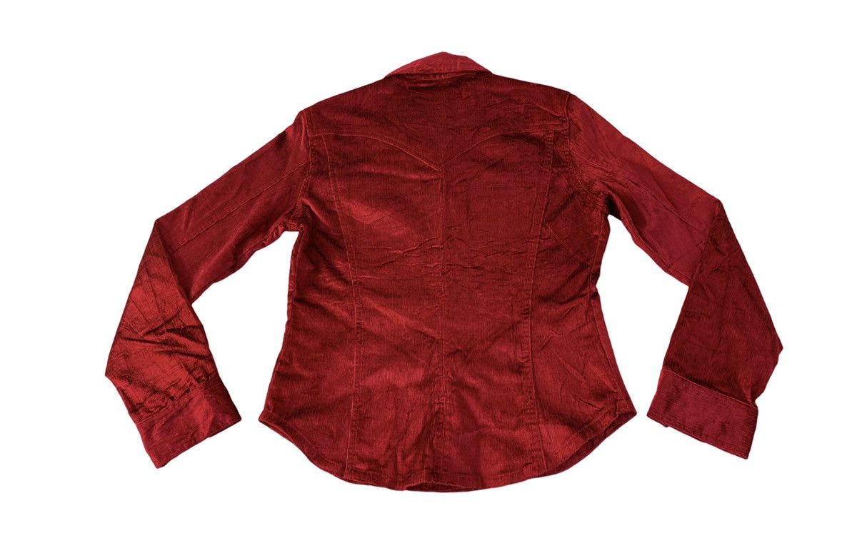 Guess Hype 90s Guess Usa Red Corduroy Glamorous Shirt Western Day Size S / US 4 / IT 40 - 9 Thumbnail