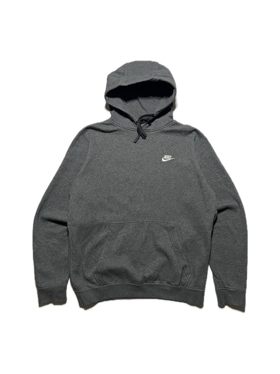 Nike Vintage Nike hoodie 90s Y2K style men's L grey mini logo Size US L / EU 52-54 / 3 - 1 Thumbnail
