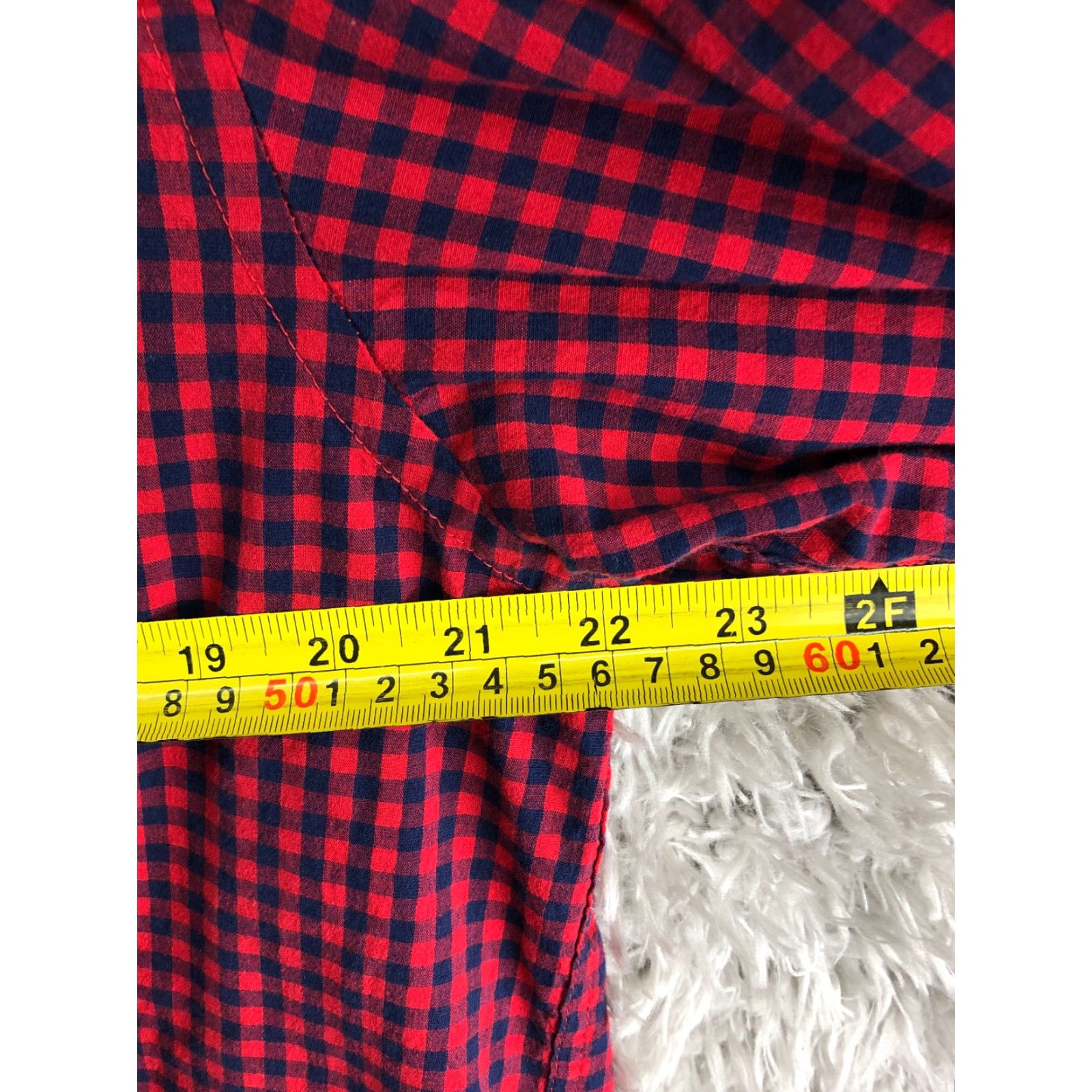 Old Navy Old Navy Everyday Shirt Red Plaid Long Sleeve Button-Down Collar Shirt XLT Big & Tall Mens Shirt Size US XL / EU 56 / 4 - 4 Thumbnail