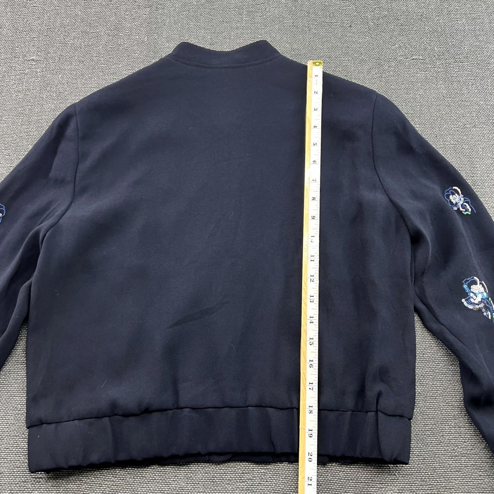 Vintage VINTAGE L.K Bennett Blazer Jacket Women Floran Navy Full Zip JK Elliot 8 EU 36 Casual Blazer Mens Womens Girls Boys Size M / US 6-8 / IT 42-44 - 7 Thumbnail