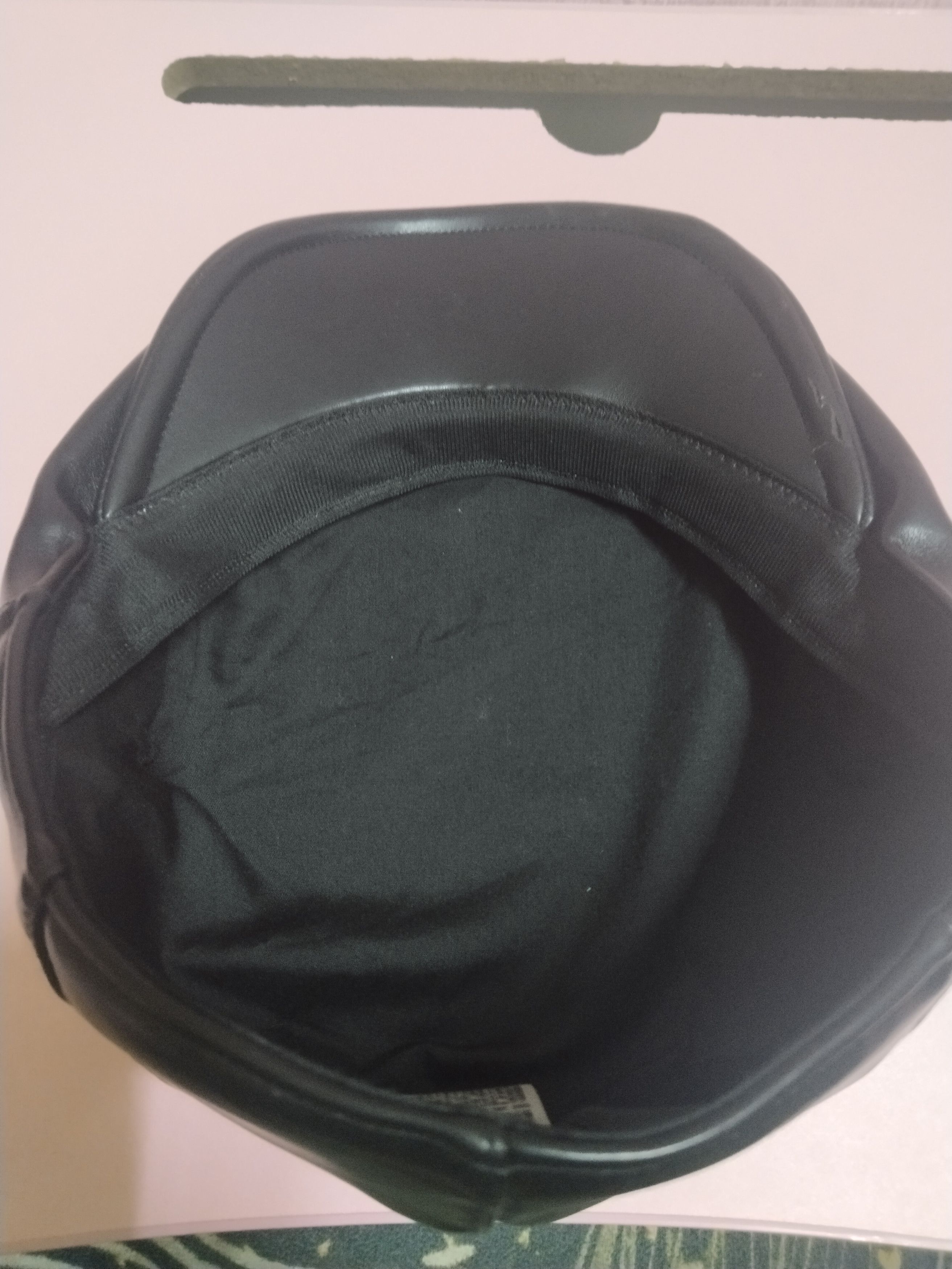 Japanese Brand ALL BLACK GU SYNTHETIC LEATHER BARETTA HAT Size ONE SIZE - 7 Thumbnail