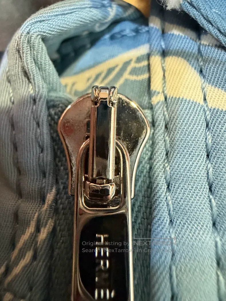 Hermes Hermes 24 Autumn-Winter Blue and White Printed Parka Size XXS / US 00 / IT 34 - 8 Thumbnail