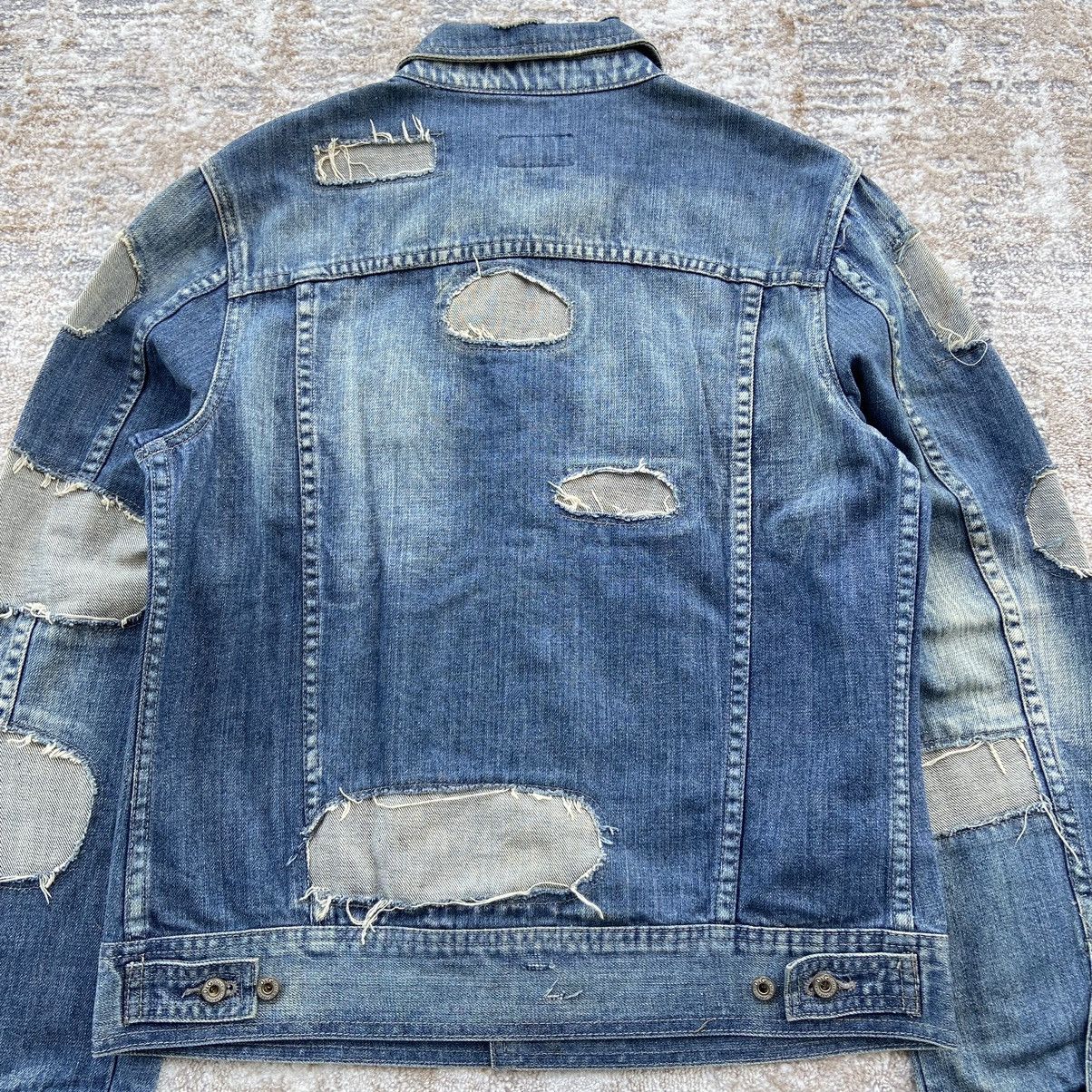 Dolce & Gabbana AW04 Dolce & Gabbana Reconstructed Denim Jacket Size US L / EU 52-54 / 3 - 15 Thumbnail