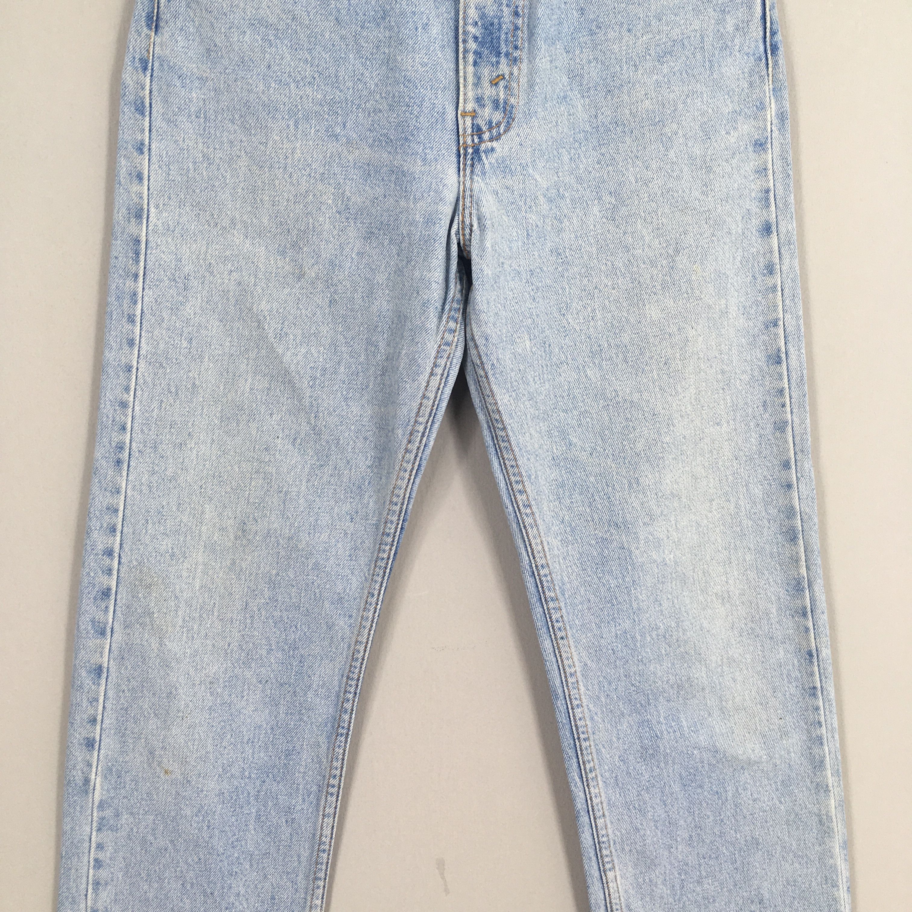 Levi's × Vintage Size 29x28 Vintage 90s Levi's 505 Faded Blue Jeans Size US 29 - 3 Thumbnail