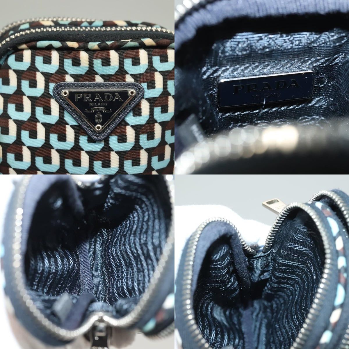 Prada PRADA Shoulder Bag Nylon Blue Silver Size ONE SIZE - 11 Thumbnail