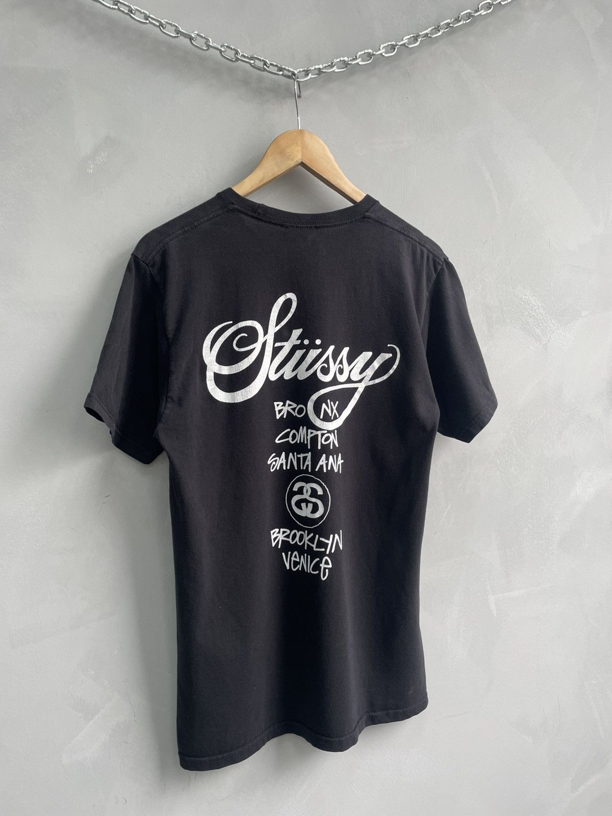 Stussy Stussy big logo skater t shirt 90s rare y2k Size US M / EU 48-50 / 2 - 9 Thumbnail