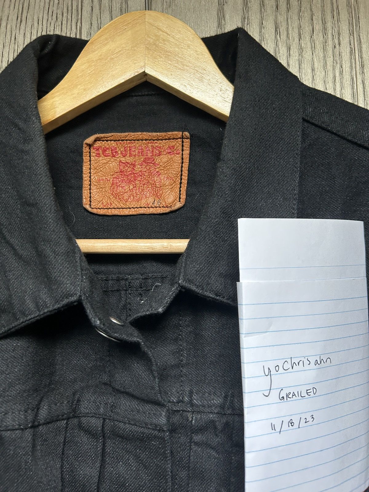Tcb Jeans TCB 40s Jacket Black x Black Size 46 | Grailed