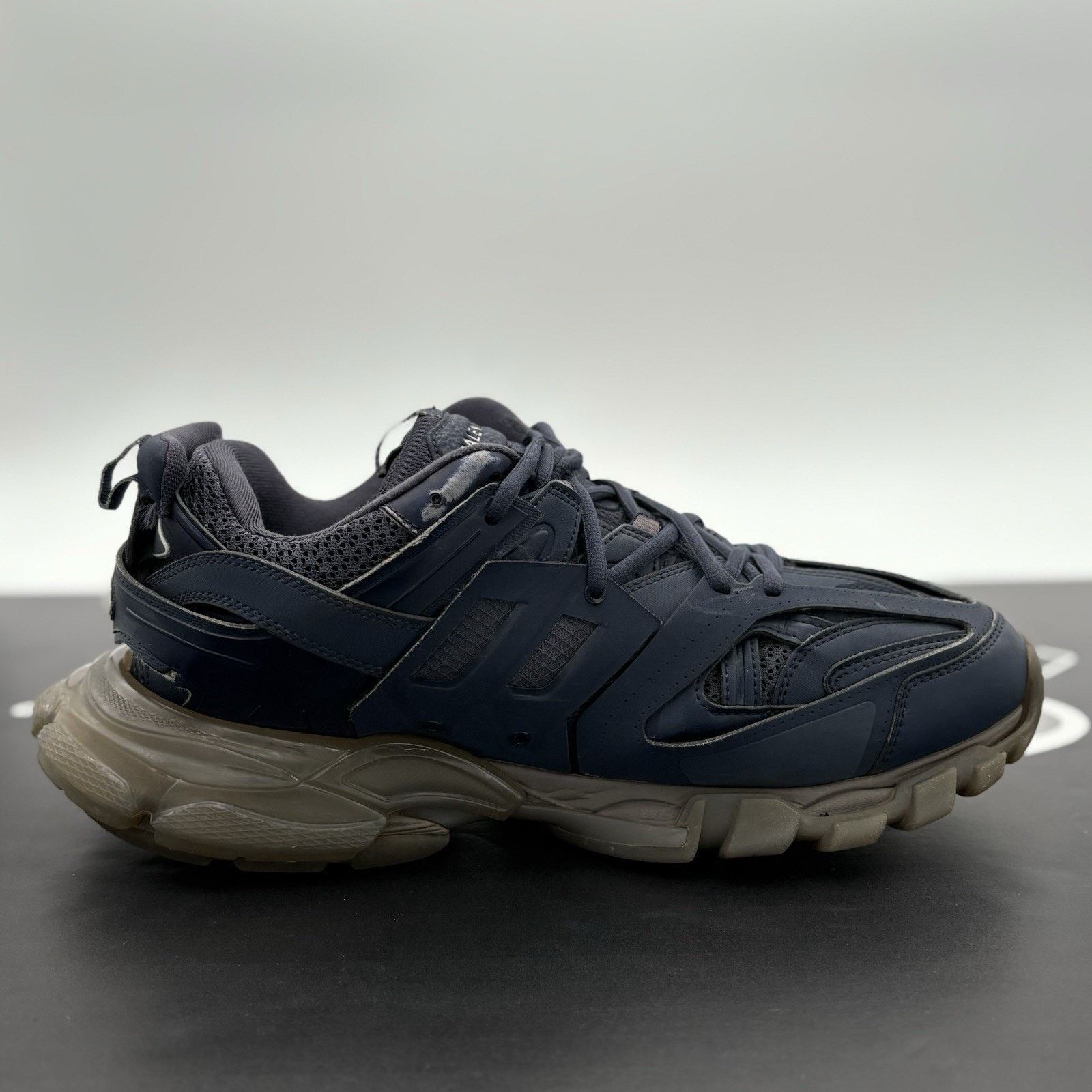 Balenciaga Balenciaga Track Sneaker ' Navy ' | GOOD CONDITION! Size US 11 / EU 44 - 10 Thumbnail
