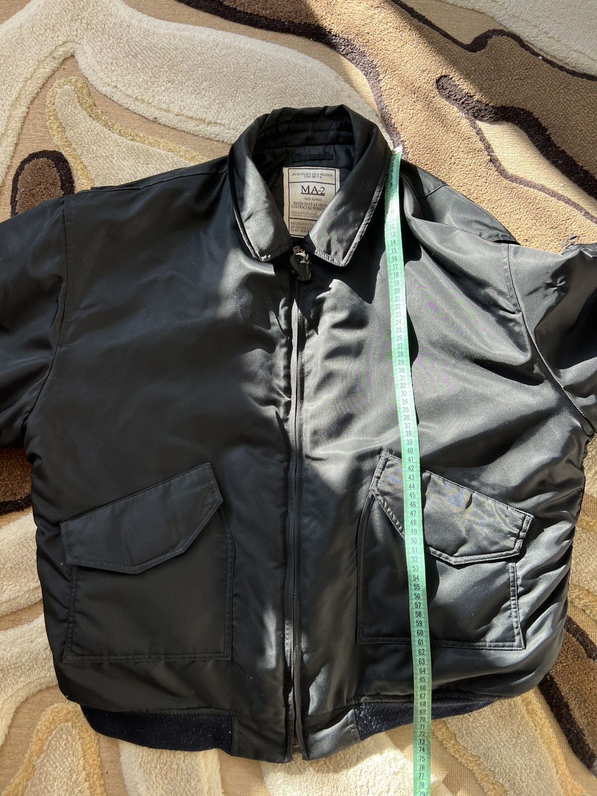 Vintage Vintage MA-2 Retro Flyght Aviator 90s opium style bomber Size US XL / EU 56 / 4 - 10 Thumbnail