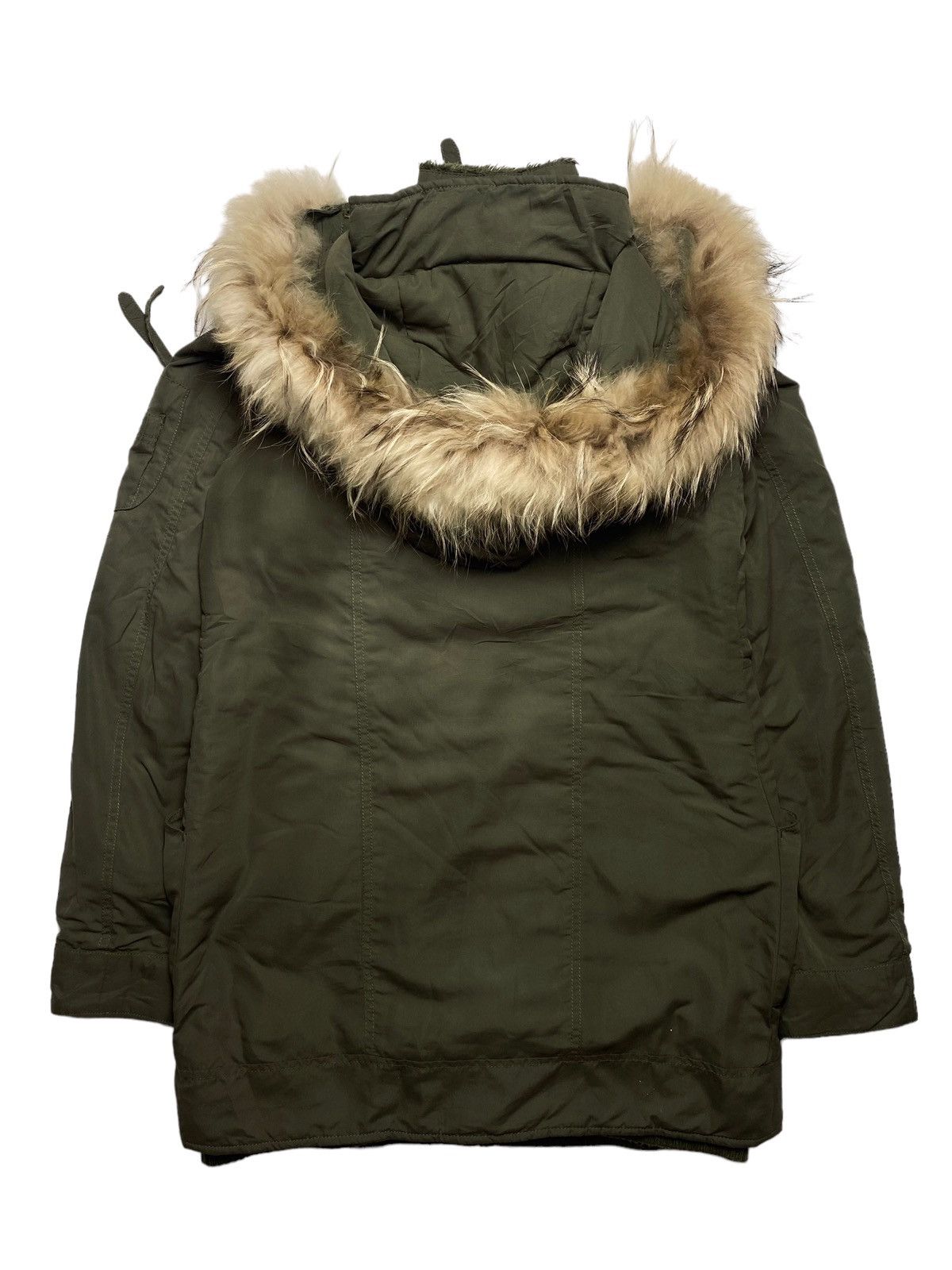 If Six Was Nine 2000s SLY Product - Raccoon Fur Hoodie Cargo Jacket Size US M / EU 48-50 / 2 - 4 Thumbnail