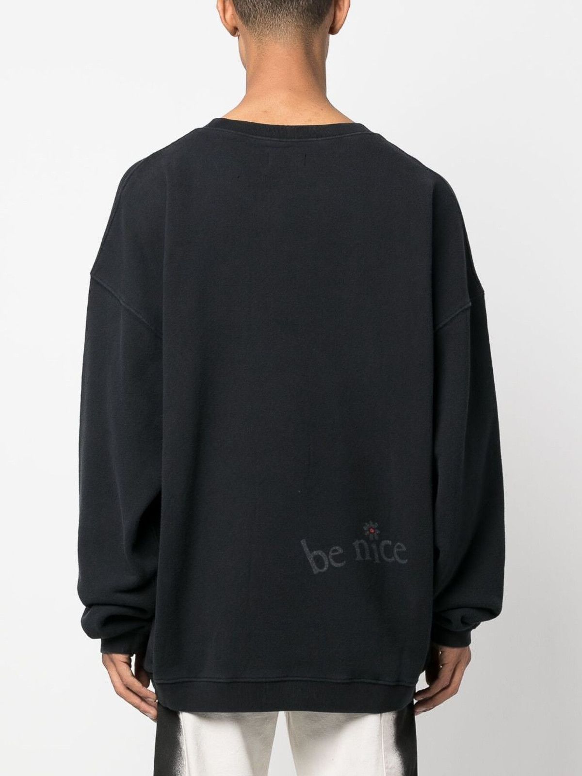 ERL o1y0125 Crewneck Sweatshirt in Black Size US XL / EU 56 / 4 - 4 Thumbnail