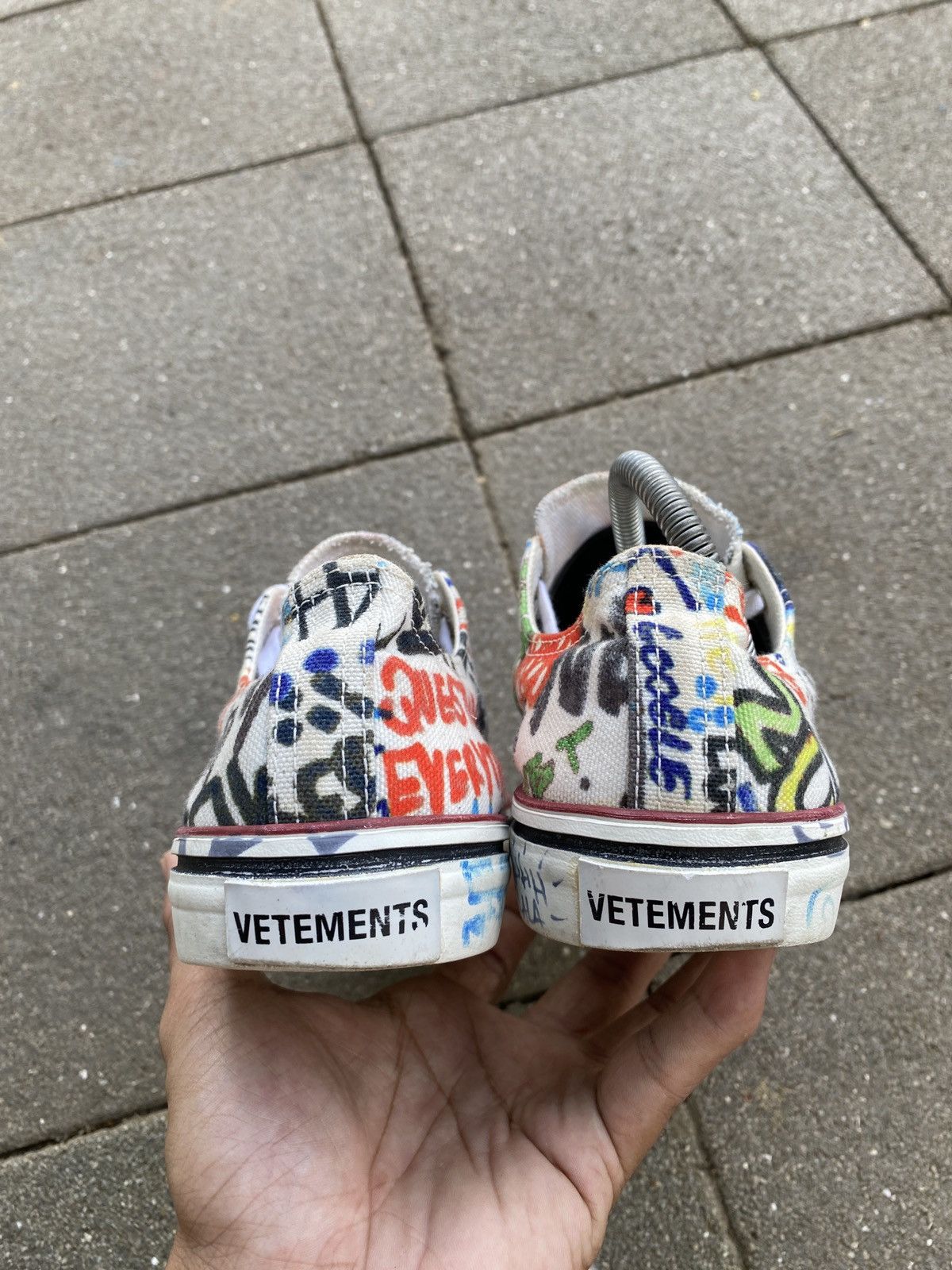 Vetements Vetements Graffiti Low Size US 6.5 / EU 39-40 - 4 Thumbnail
