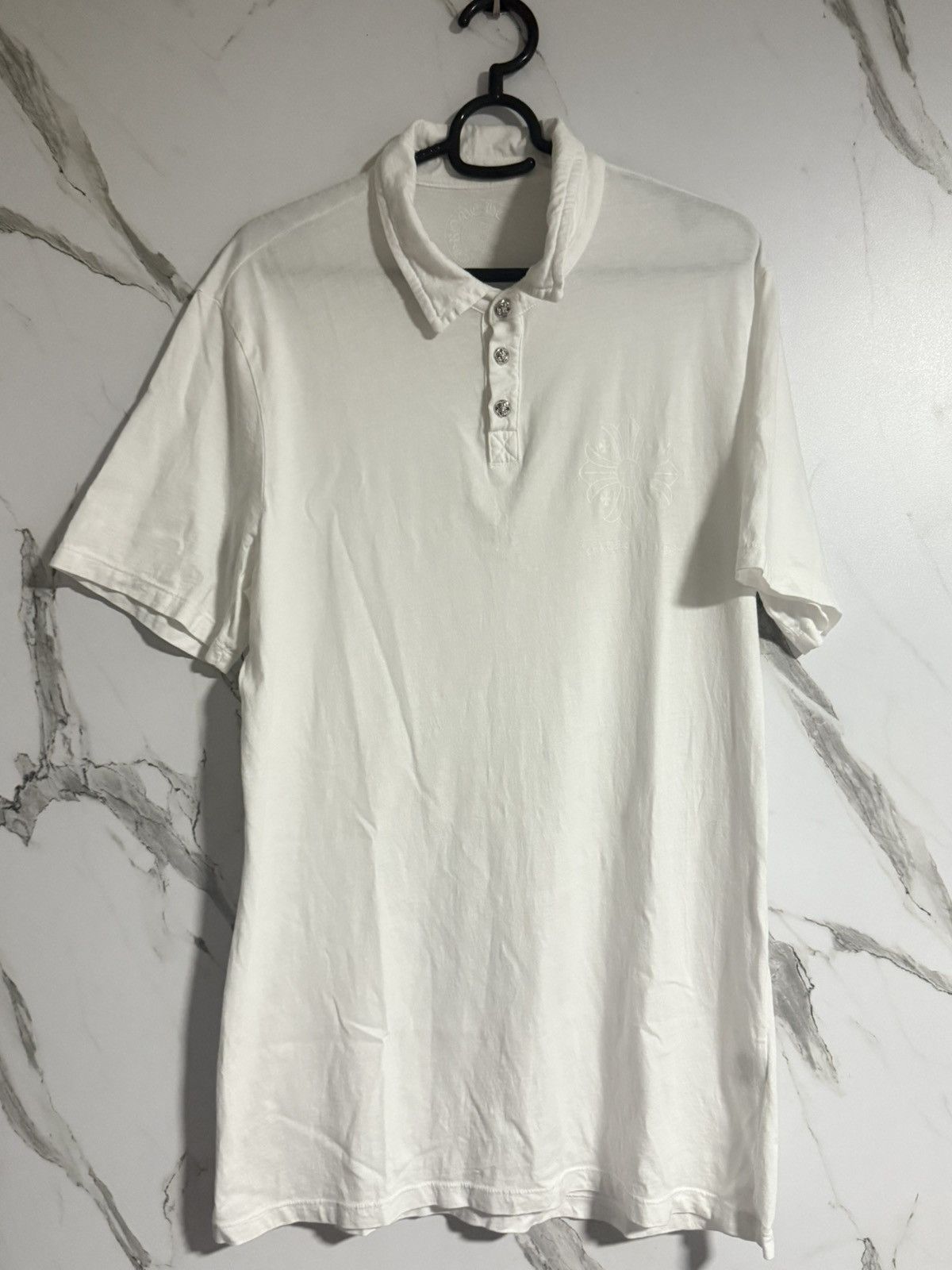 Chrome Hearts Chrome Hearts Fleur Polo Tee Size US L / EU 52-54 / 3 - 1 Thumbnail