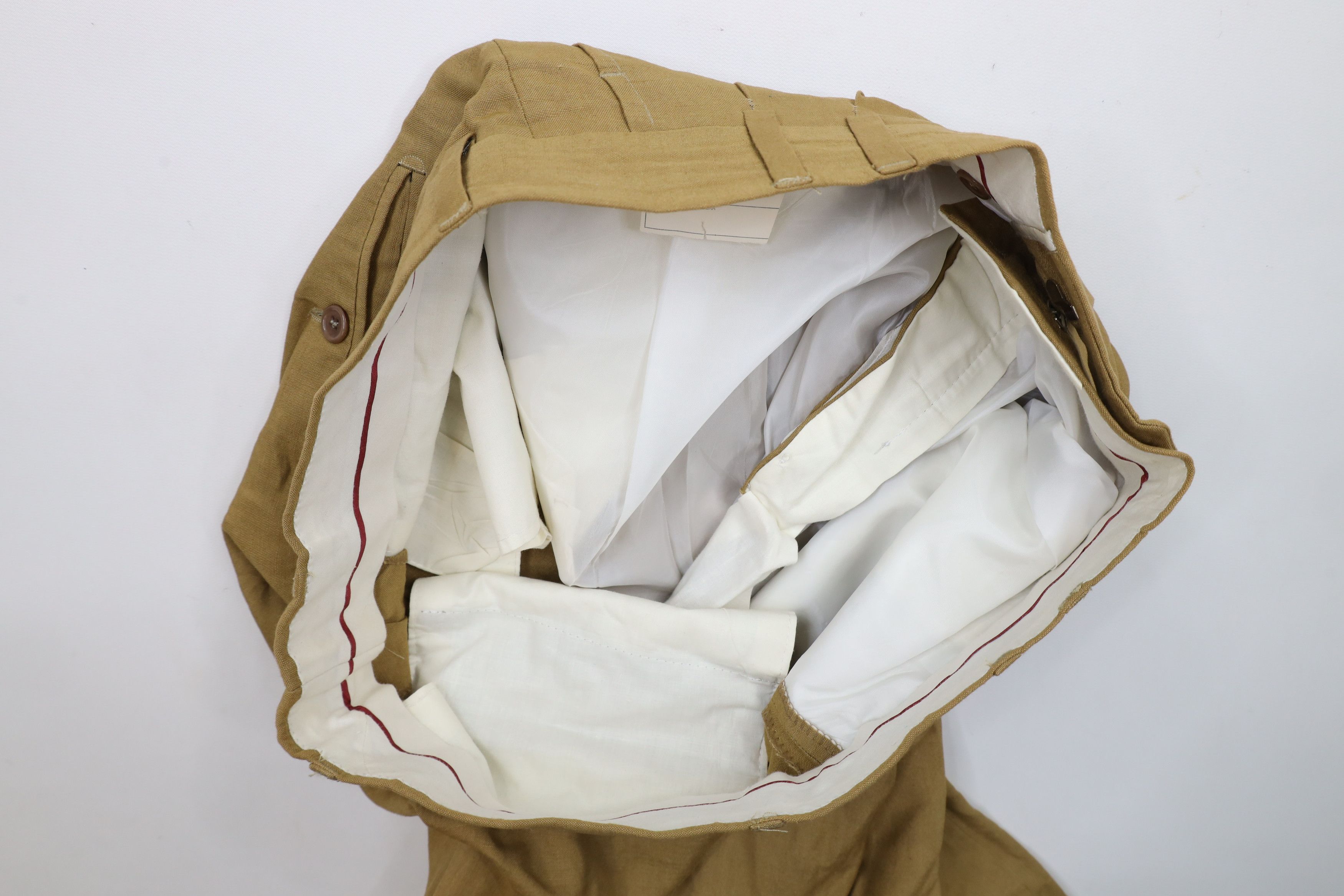 Vintage Vintage 90s Streetwear Wide Leg Linen Blend Chino Pants Size US 34 / EU 50 - 7 Thumbnail