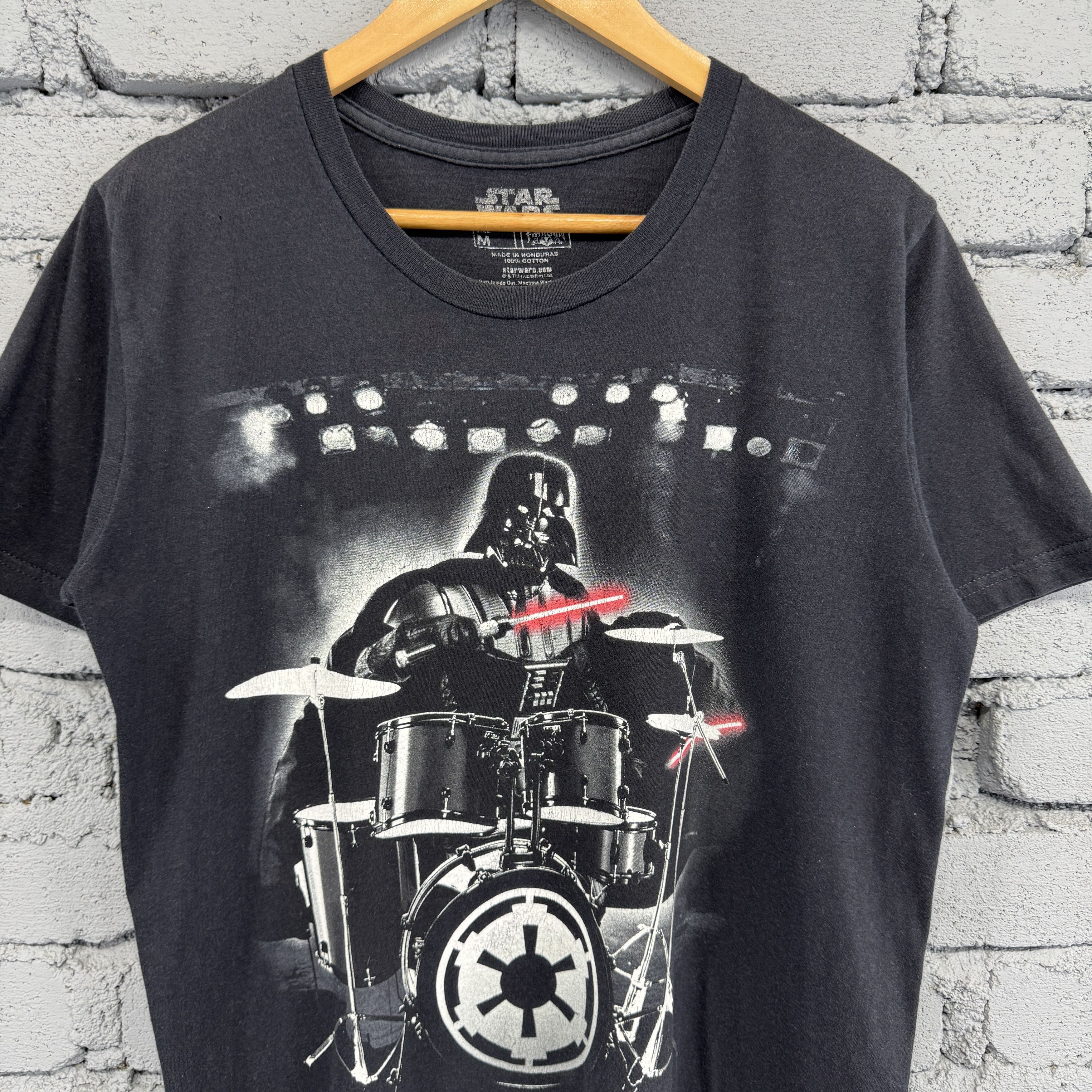 Star Wars Darth Vader Star Playing Drums Star Wars Black Sunfaded Size US M / EU 48-50 / 2 - 3 Thumbnail