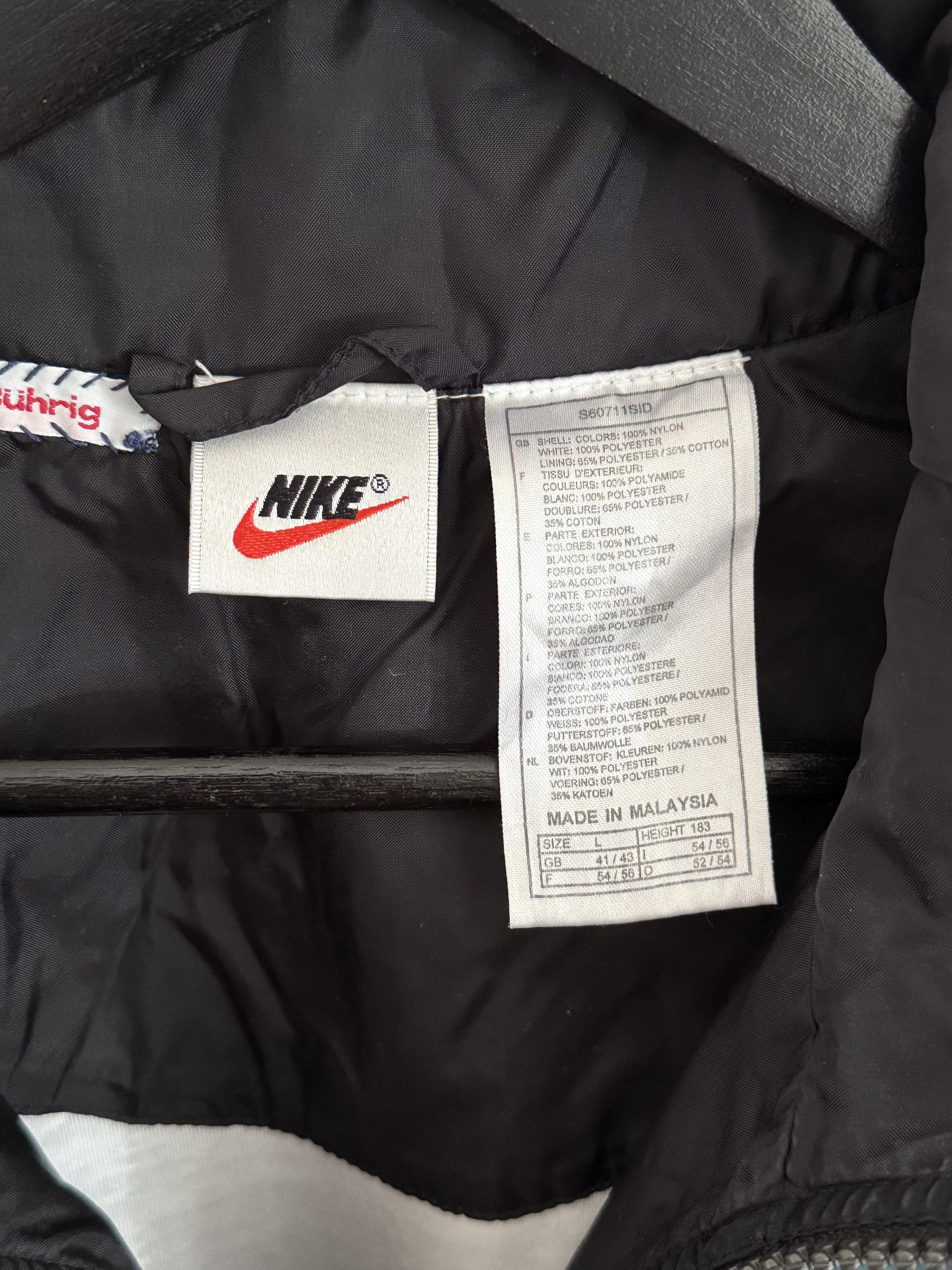 Nike Nike Windbreaker Jacket Large Big Swoosh Colorblock Jacket Size US L / EU 52-54 / 3 - 4 Thumbnail
