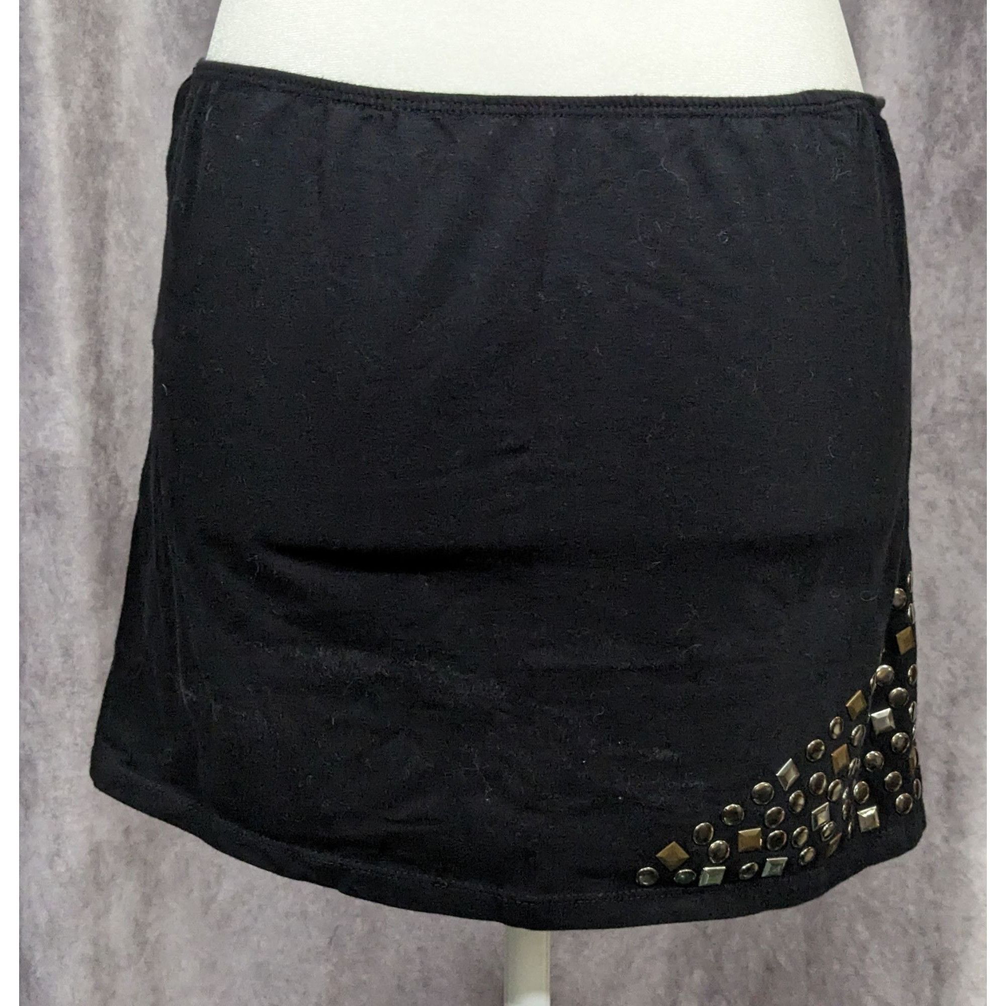Tripp NYC Gothic Punk Tripp NYC Studded Mini Skirt Size 30" / US 8 / IT 44 - 5 Thumbnail