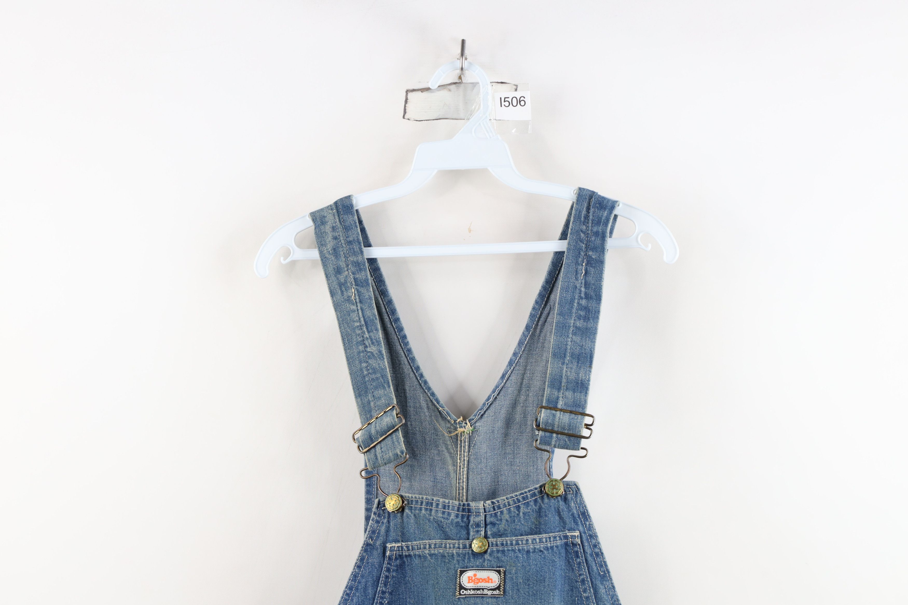 Oshkosh Vintage 60s OshKosh B'Gosh Vestbak Union Made Denim Overalls Size US 30 / EU 46 - 2 Thumbnail