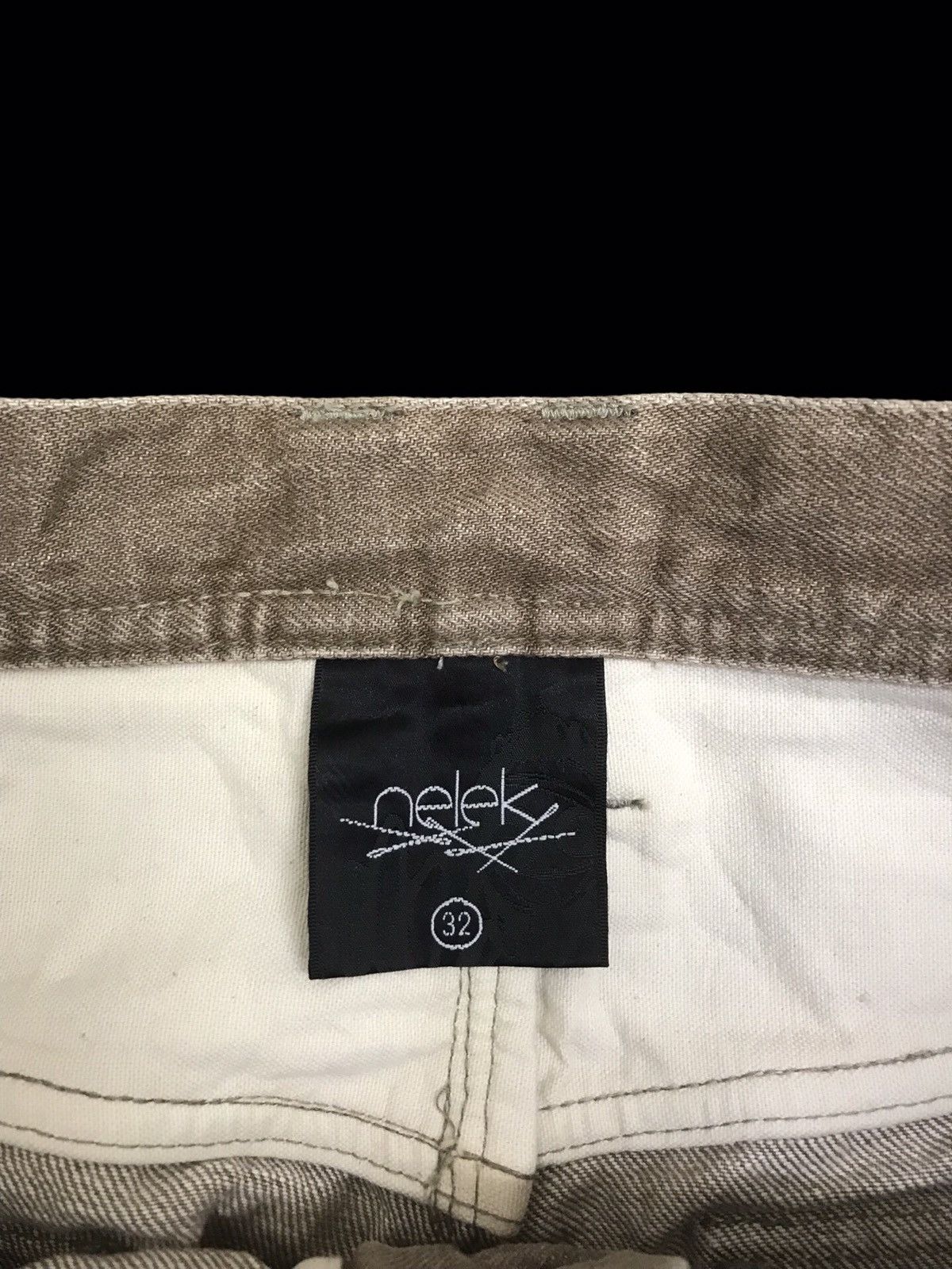 Japanese Brand 💥DENIM ART💥Archival Kelen Patchwork Wide Baker Denim F254 Size US 32 / EU 48 - 14 Thumbnail