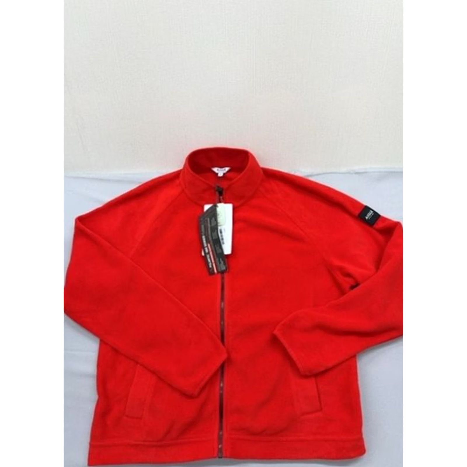 Aigle Aigle Red Fleece Zip Up Jacket High Collar Long Sleeve Unisex - Fleece Jacket, Red, Zip Up, High Collar, Windproof, 10, Teens, Regular Fit Size US M / EU 48-50 / 2 - 2 Thumbnail