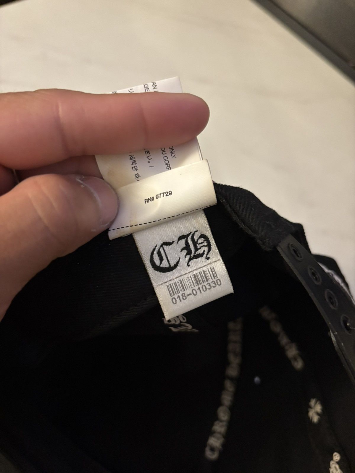 Chrome Hearts Chrome Hearts Vertical Logo Snapback Hat One Size Looks New Size ONE SIZE - 7 Thumbnail