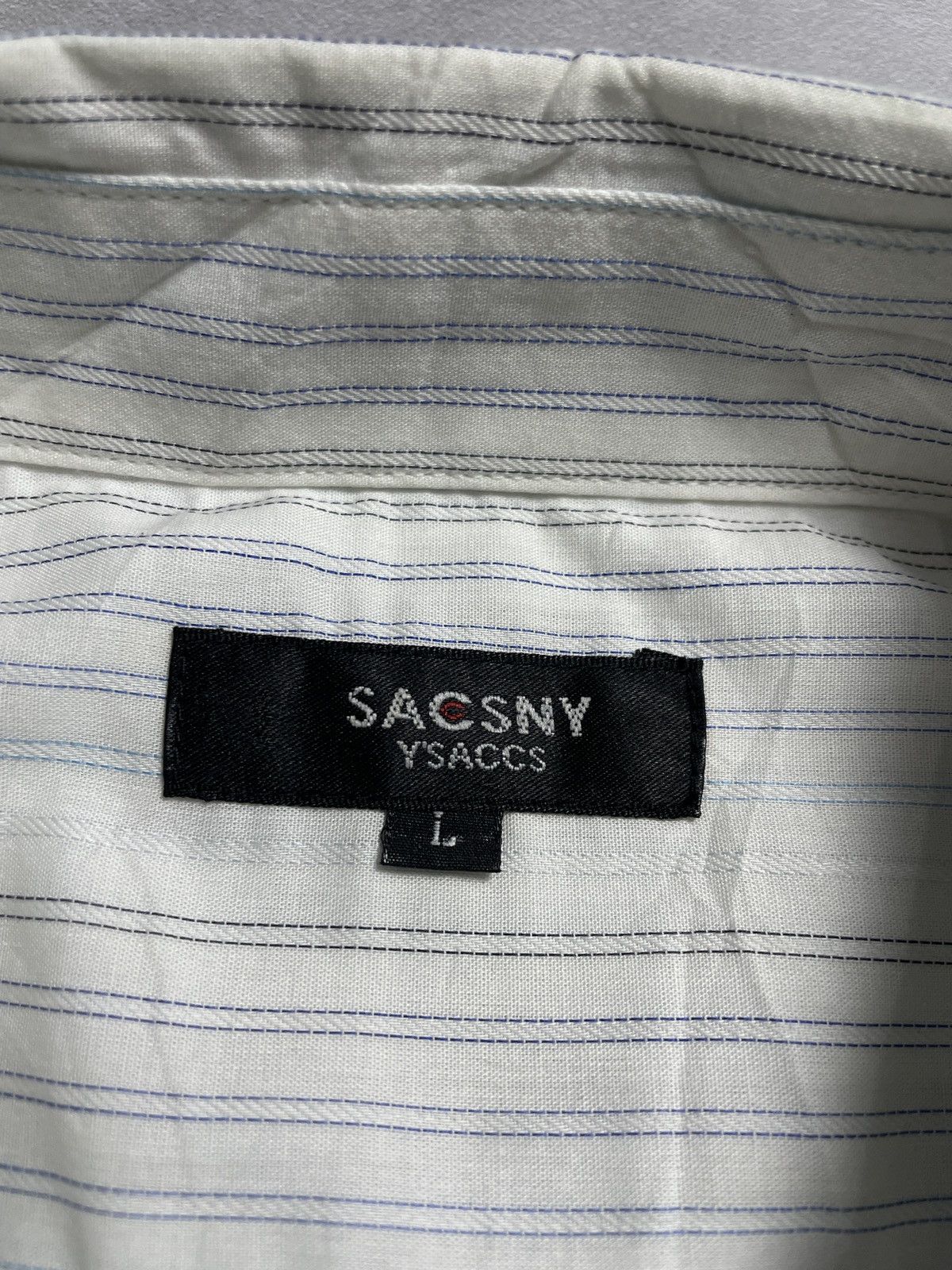 Yohji Yamamoto Yohji Yamamoto Stripe Shirt Size US XL / EU 56 / 4 - 2 Thumbnail