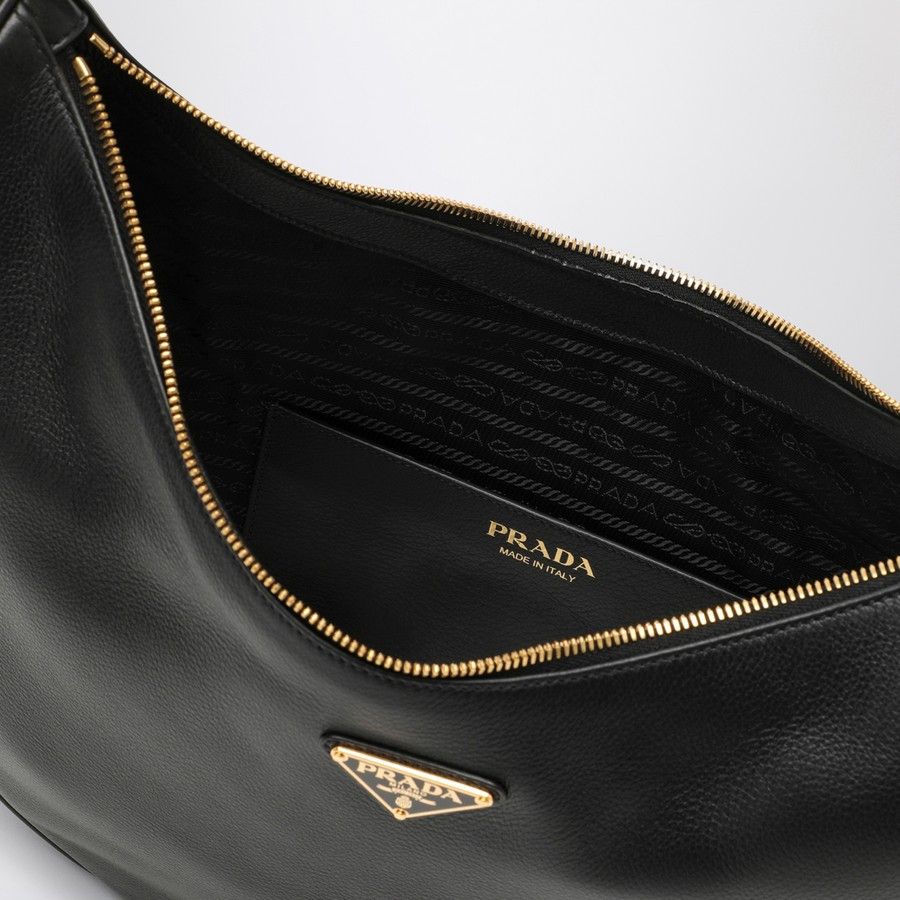 Prada o1d2blof0924 Size : OS / Leather Shoulder Bag In Black Size ONE SIZE - 4 Thumbnail
