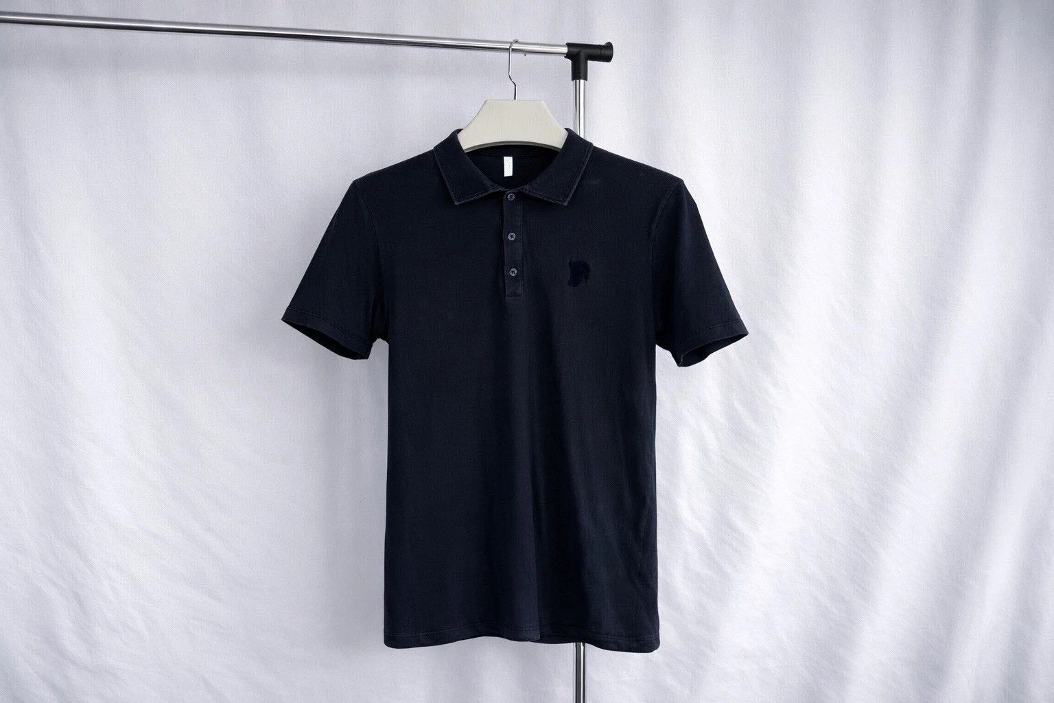 Versace Authentic Versace Polo –Black Designer Shirt with Subtle Em Size US M / EU 48-50 / 2 - 1 Thumbnail