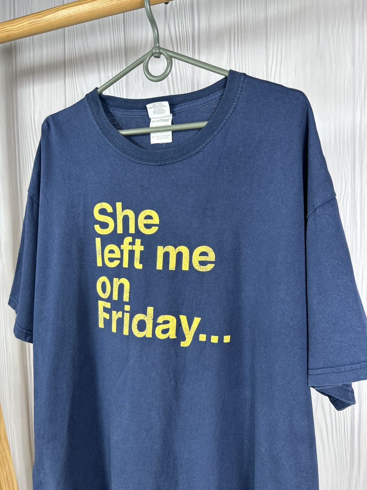 Band Tees Vintage Shed Seven “She Left Me On Friday…” Song T-Shirt XL Size US XL / EU 56 / 4 - 3 Thumbnail