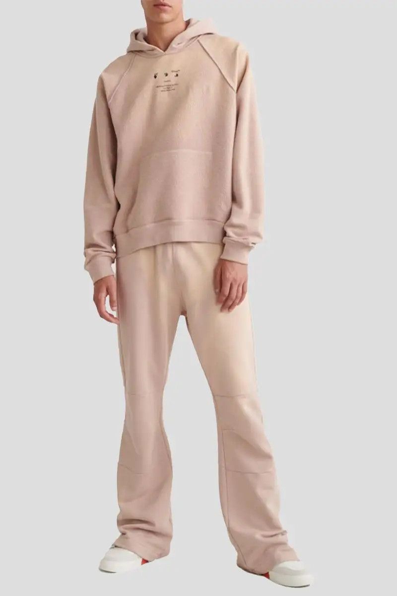 Off-White o1gr1nt0125 Laundry Raglan Skate Hoodie in Beige Size US S / EU 44-46 / 1 - 3 Thumbnail