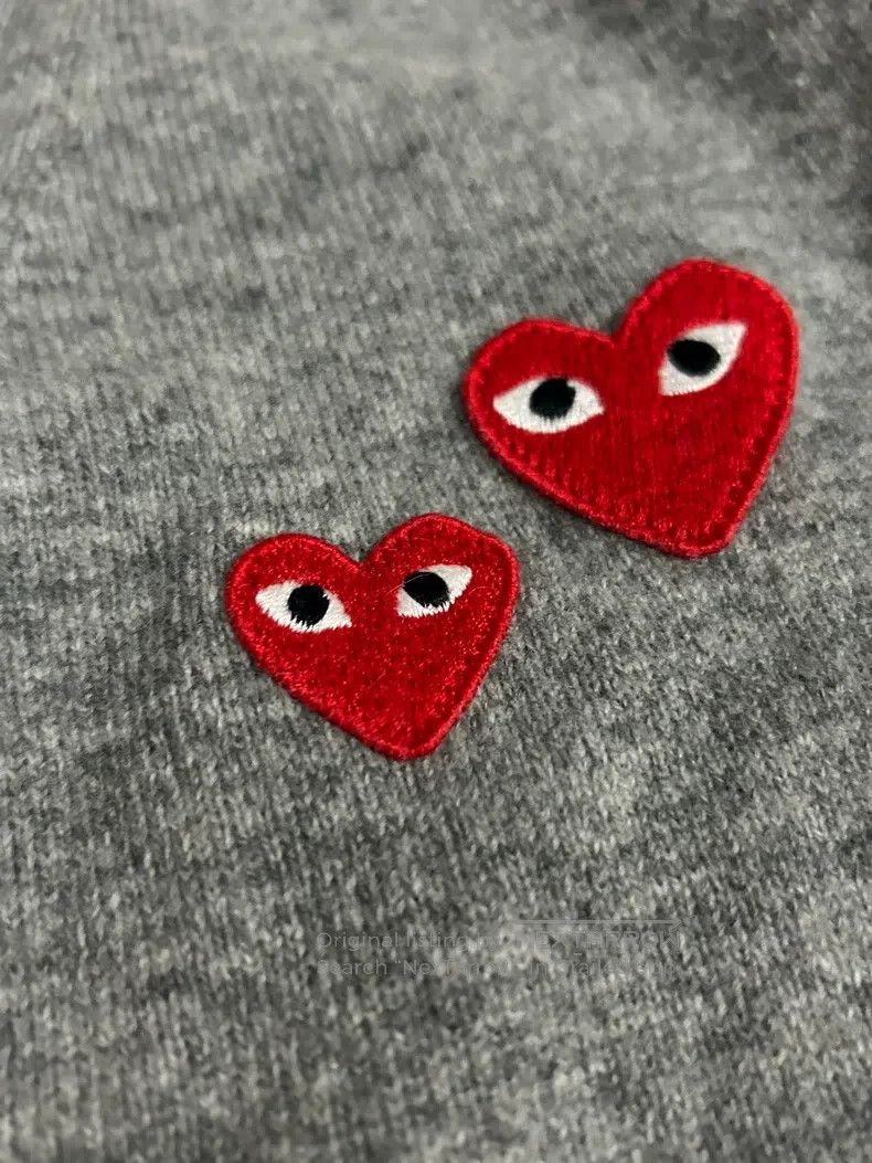 Comme des Garcons Comme Des Garcons Light Gray Wool Knit Cardigan Size XL / US 12-14 / IT 48-50 - 2 Thumbnail