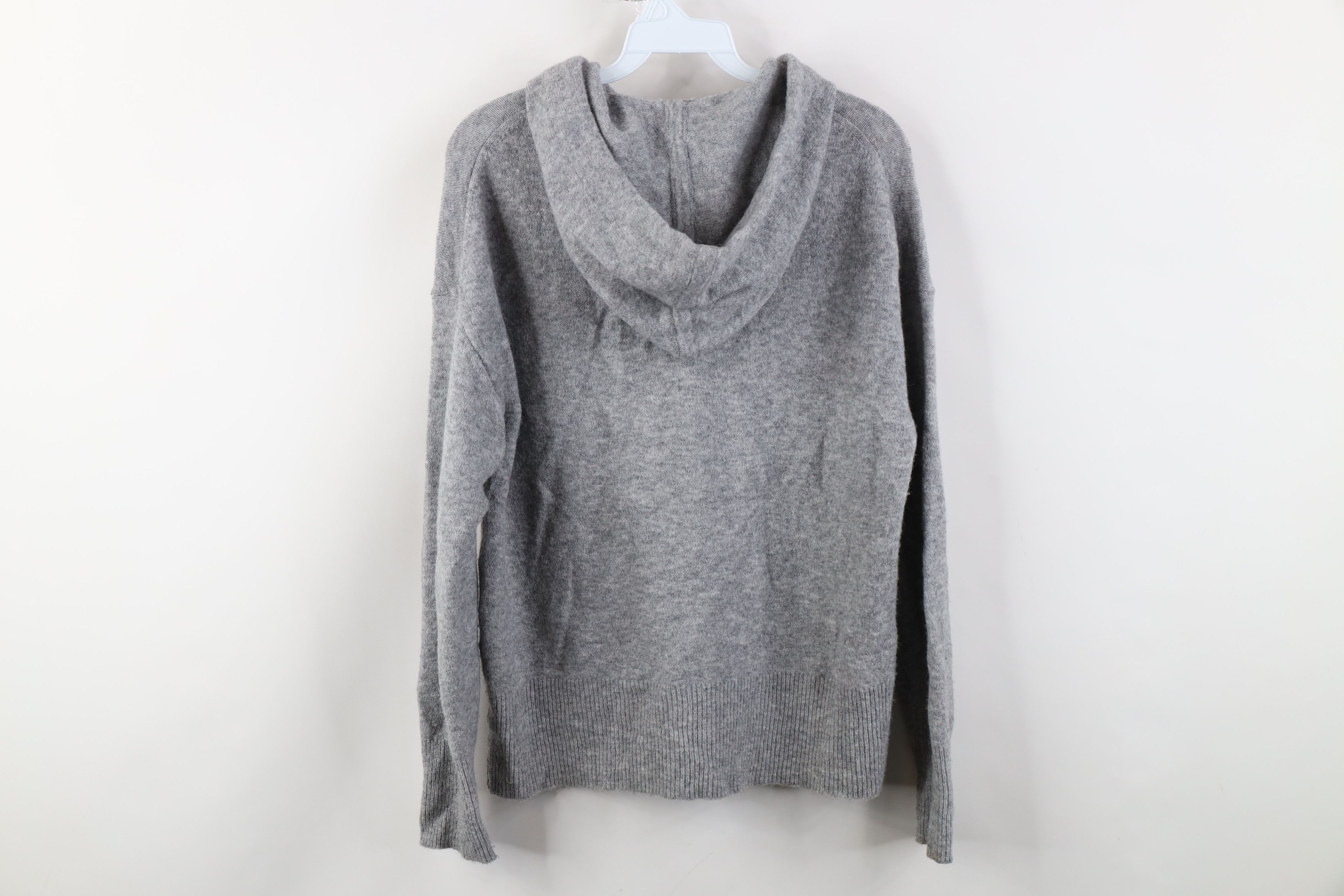 J.Crew J Crew Soft Cashmere Wool Blend Knit Hooded Sweater Hoodie Size S / US 4 / IT 40 - 8 Thumbnail