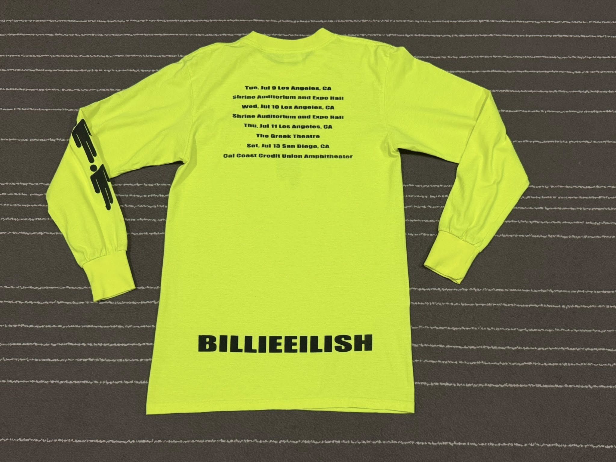 Other BILLIEEILISH tour tshirt LS S 2748 Size US S / EU 44-46 / 1 - 4 Thumbnail