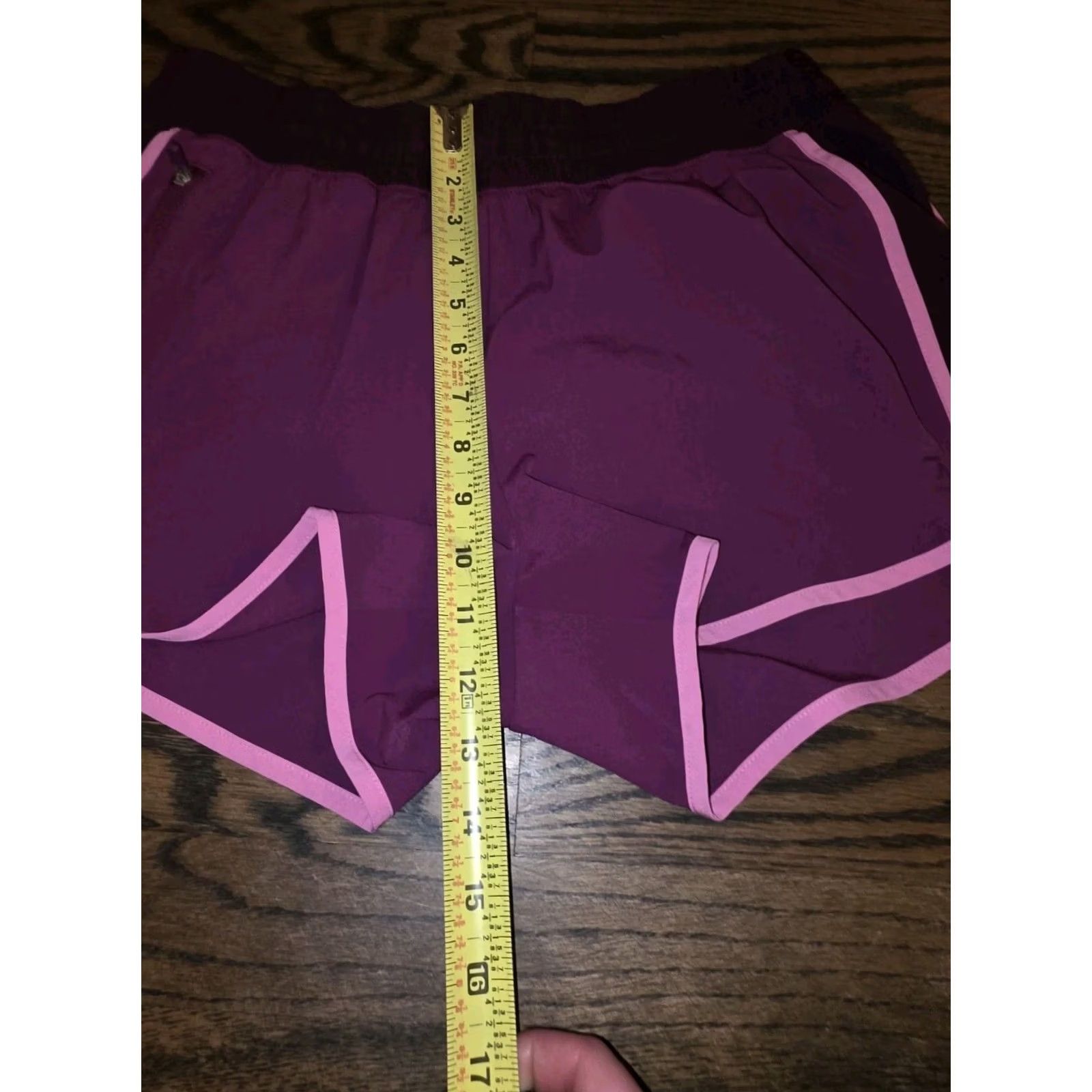 Vintage VINTAGE Gap Fit Lined Running Athletic Shorts Purple Pink Womens M Inseam 4 in Comfort Breathable Elastic Waist Easy Care Regular Size Mq Size 32" / US 10 / IT 46 - 5 Thumbnail