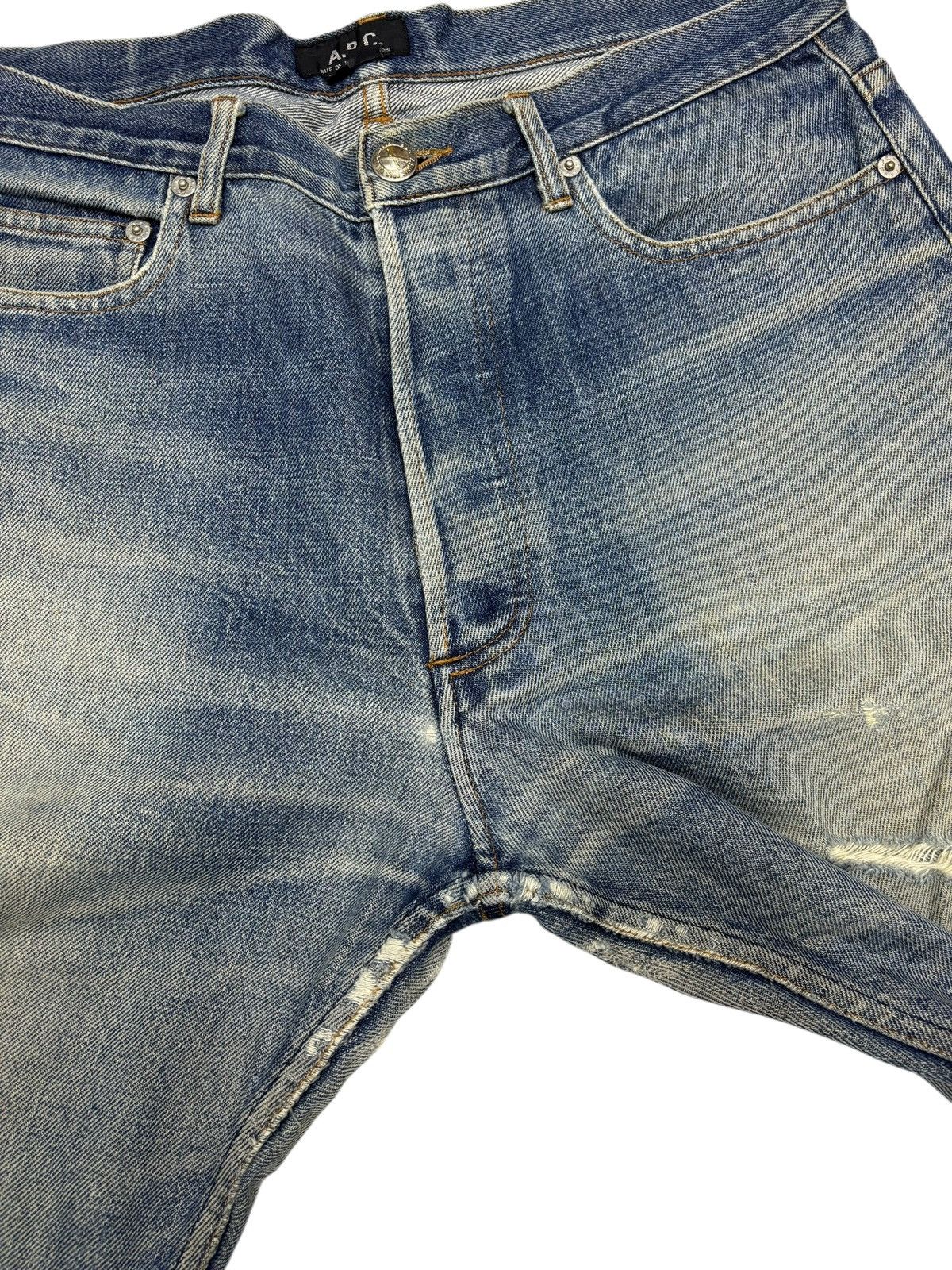 A.P.C. A.P.C Selvedge Distressed Repair Jeans Size US 32 / EU 48 - 11 Thumbnail
