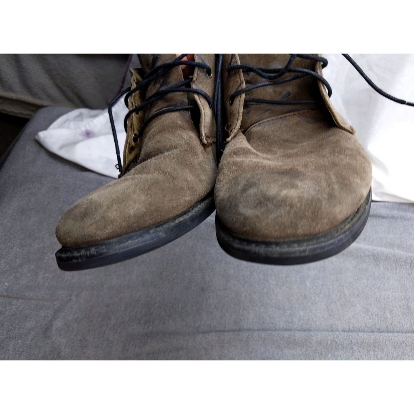Banana Republic Banana Republic Chukka Boots Mens 8.5 Brown Suede Leather Ortholite Casual Size US 9 / EU 42 - 7 Thumbnail