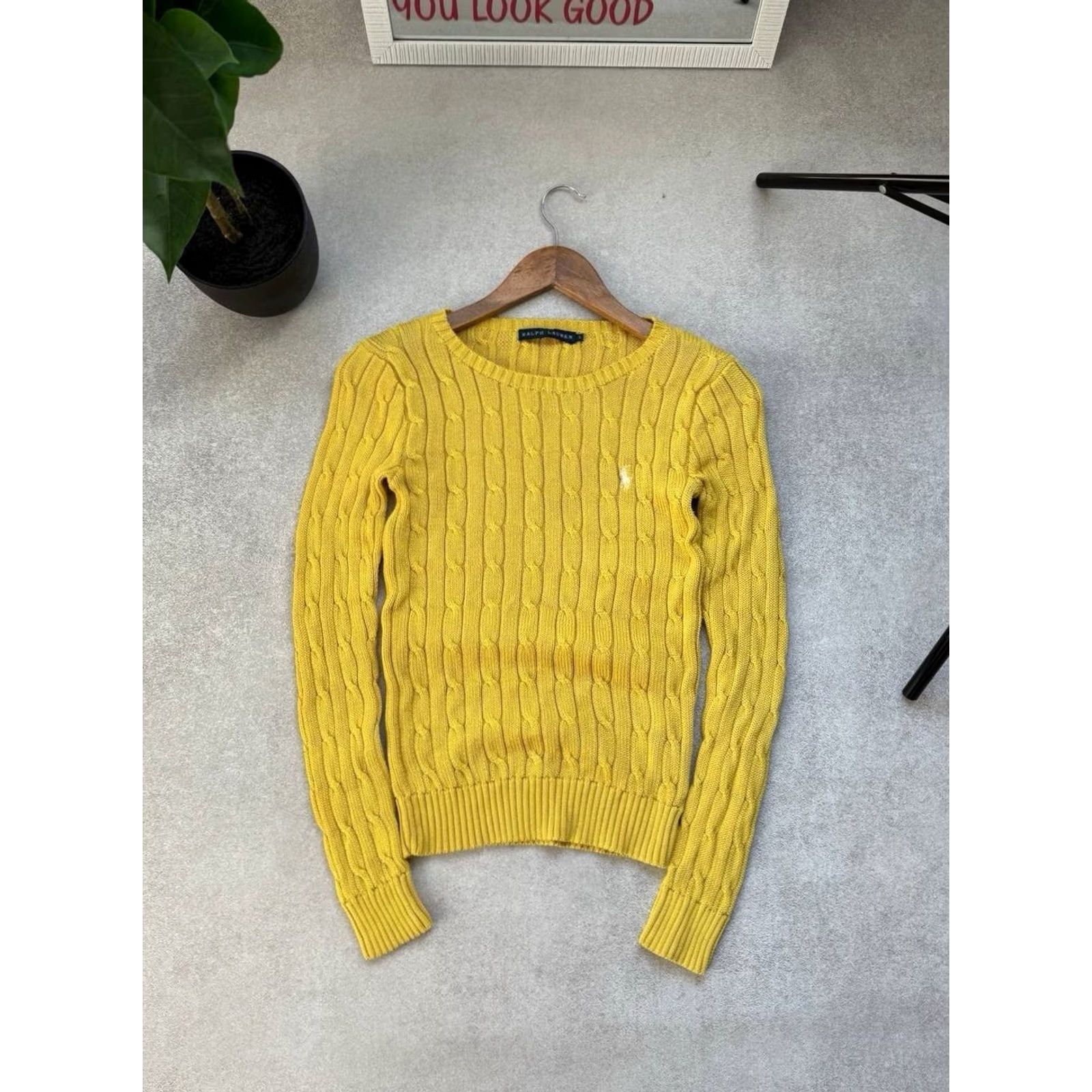 Polo Ralph Lauren VINTAGE Polo Ralph Lauren Sweater Woman Crew Neck Knit Yellow S Polo Ralph Lauren Woman Knit Sweater Yellow S Size S / US 4 / IT 40 - 2 Thumbnail
