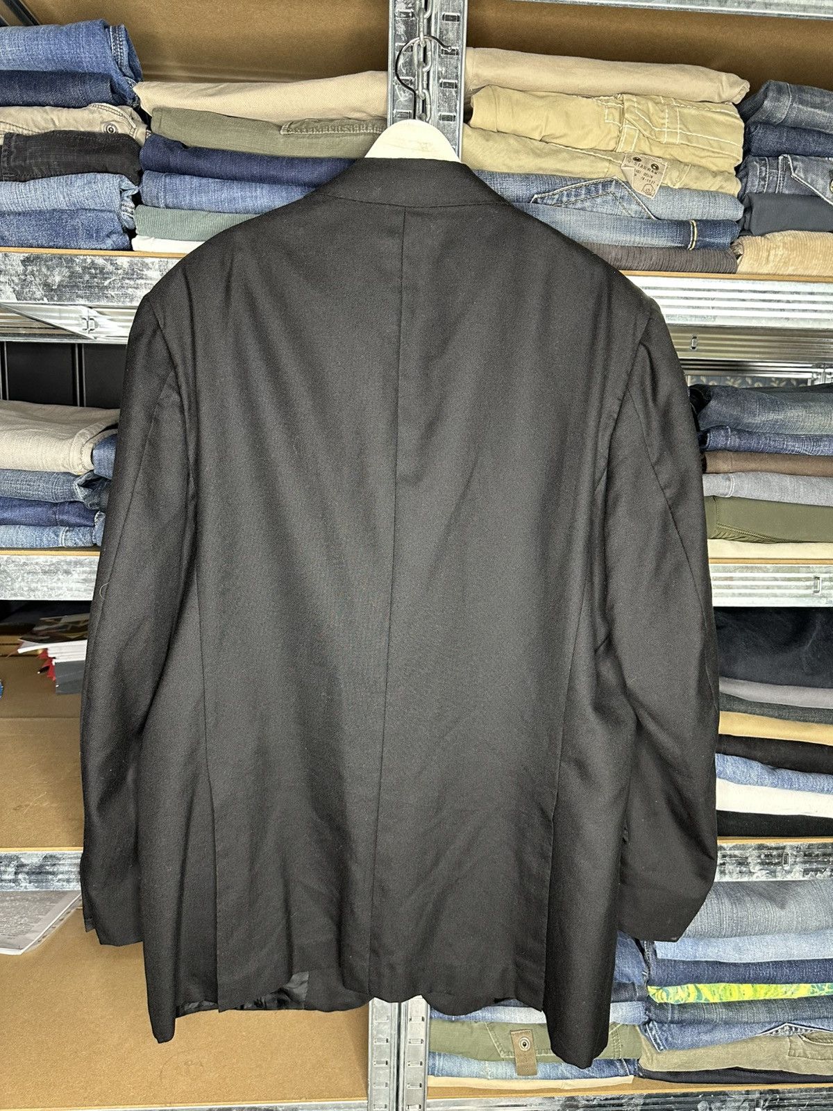 Kiton Kiton Napoli 100% Cashmere Blazer Sport Coat Black Size 58 Size 48L - 2 Thumbnail