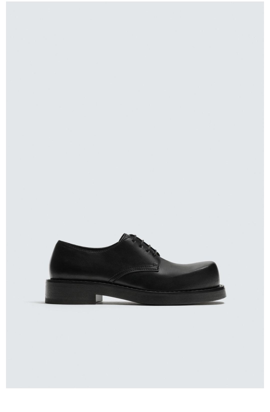 Zara Derby shoes in black size UK 8