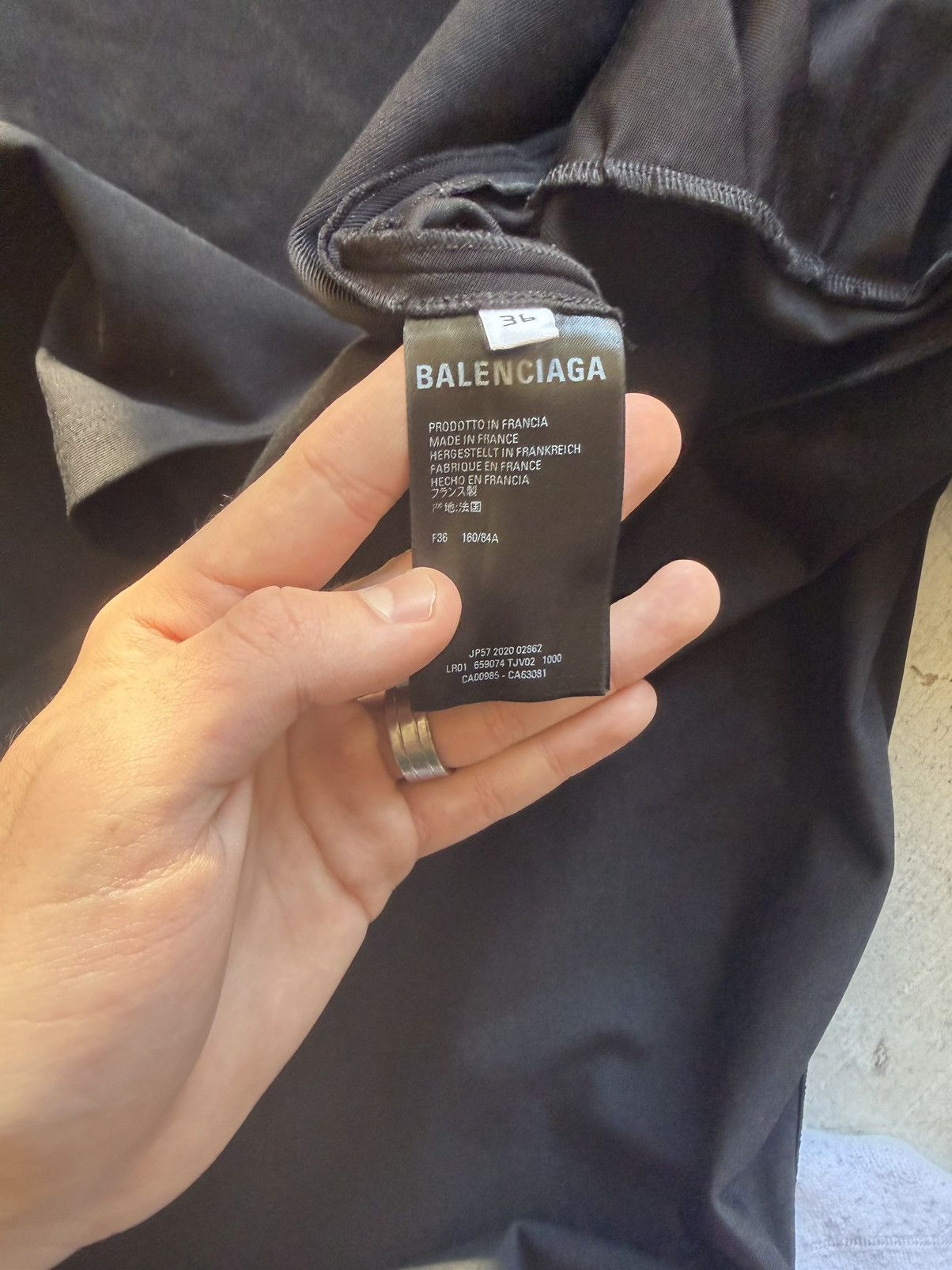 Balenciaga 1/1 YEEZY × Balenciaga YE24 Campaign One-Armed Cloak Size US L / EU 52-54 / 3 - 8 Thumbnail