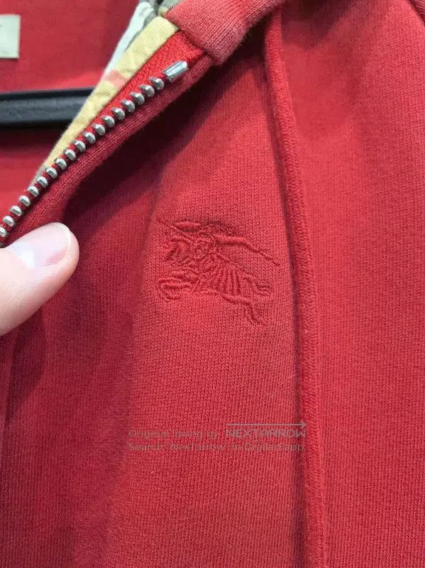 Burberry Burberry Red Women's Sweatshirt with Hood. Size M / US 6-8 / IT 42-44 - 5 Thumbnail