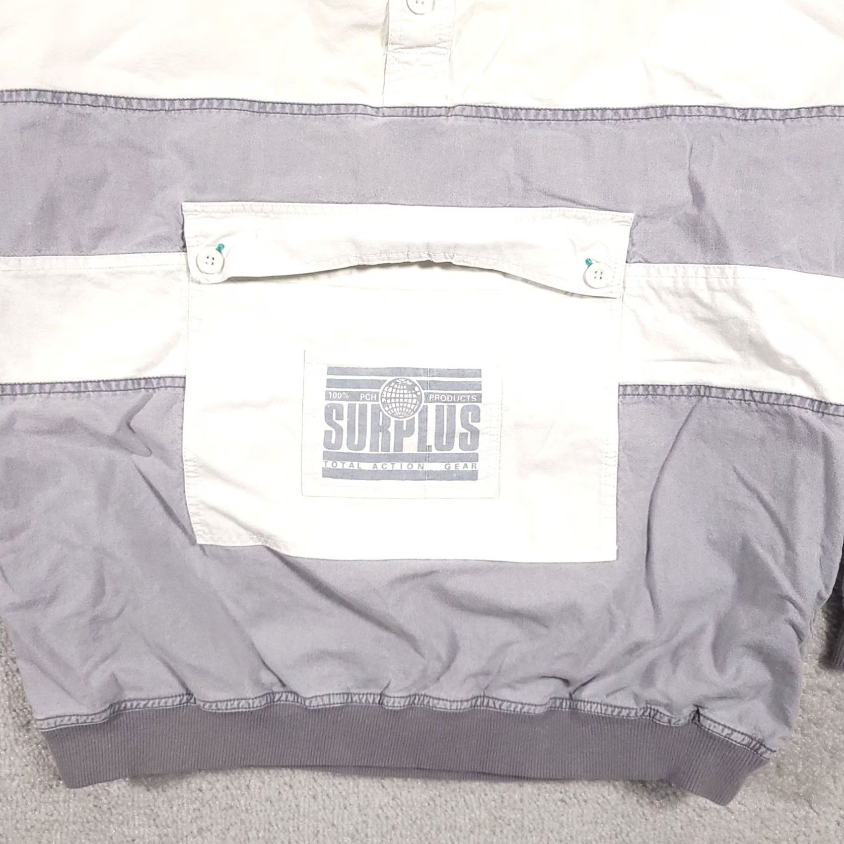 Vintage VINTAGE Pacific Coast Highway Pullover Jacket Mens M Gray 90s Streetwear PCH Embroidered Back Logo Size US M / EU 48-50 / 2 - 3 Thumbnail